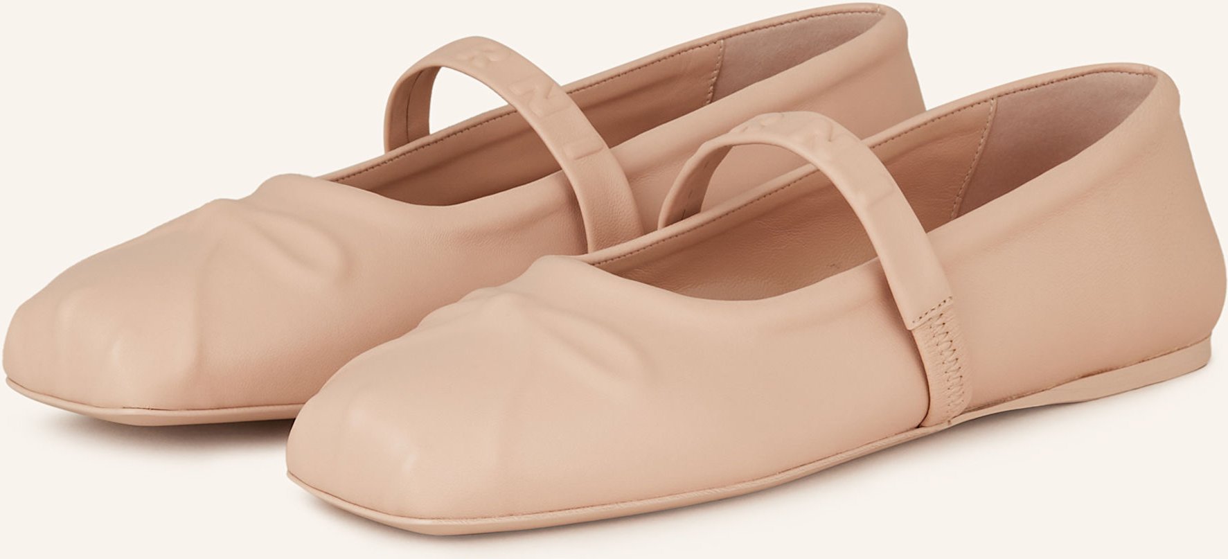 Marni Mary-Jane-Ballerinas rosa