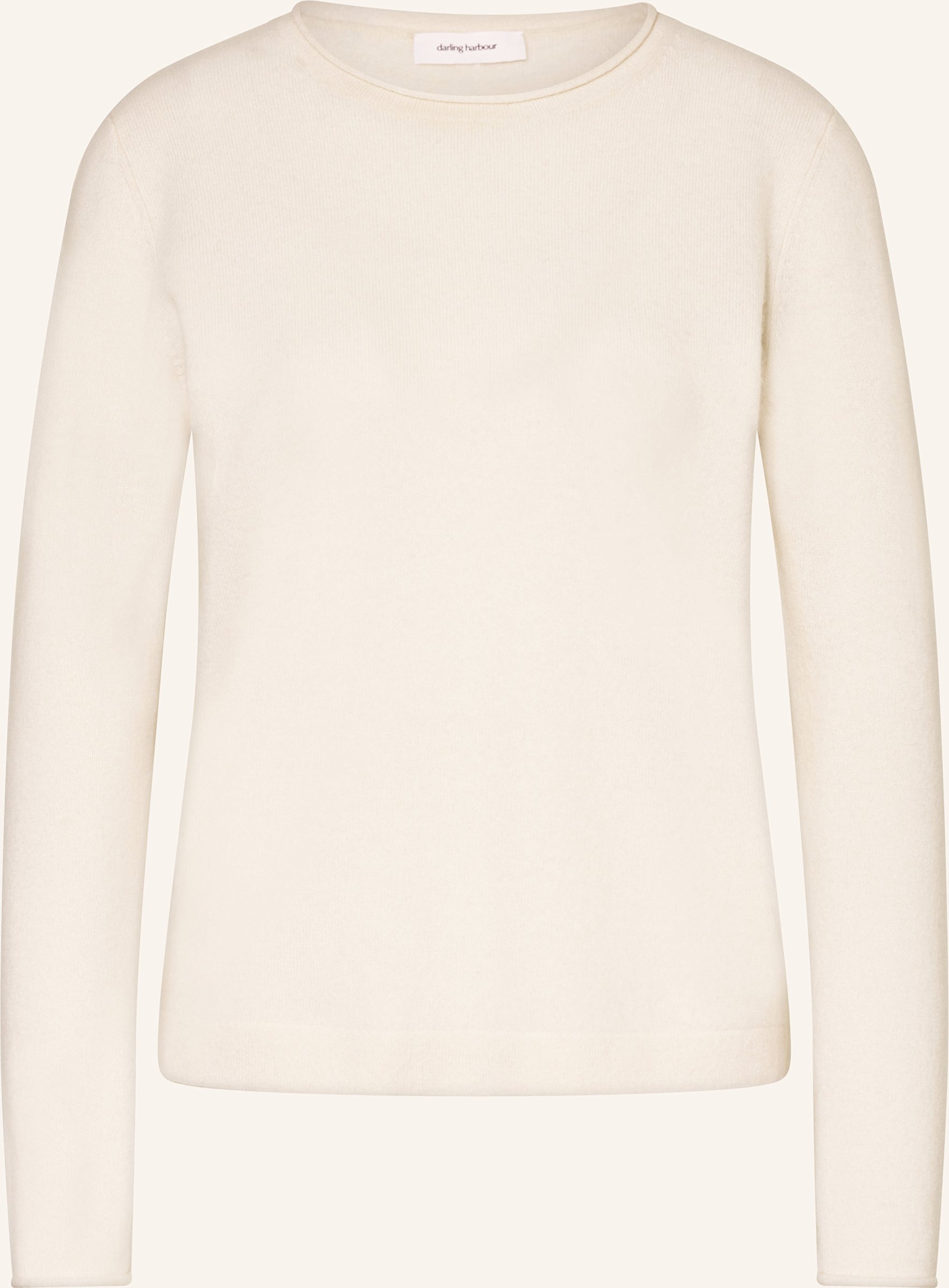 Darling Harbour Cashmere-Pullover weiss