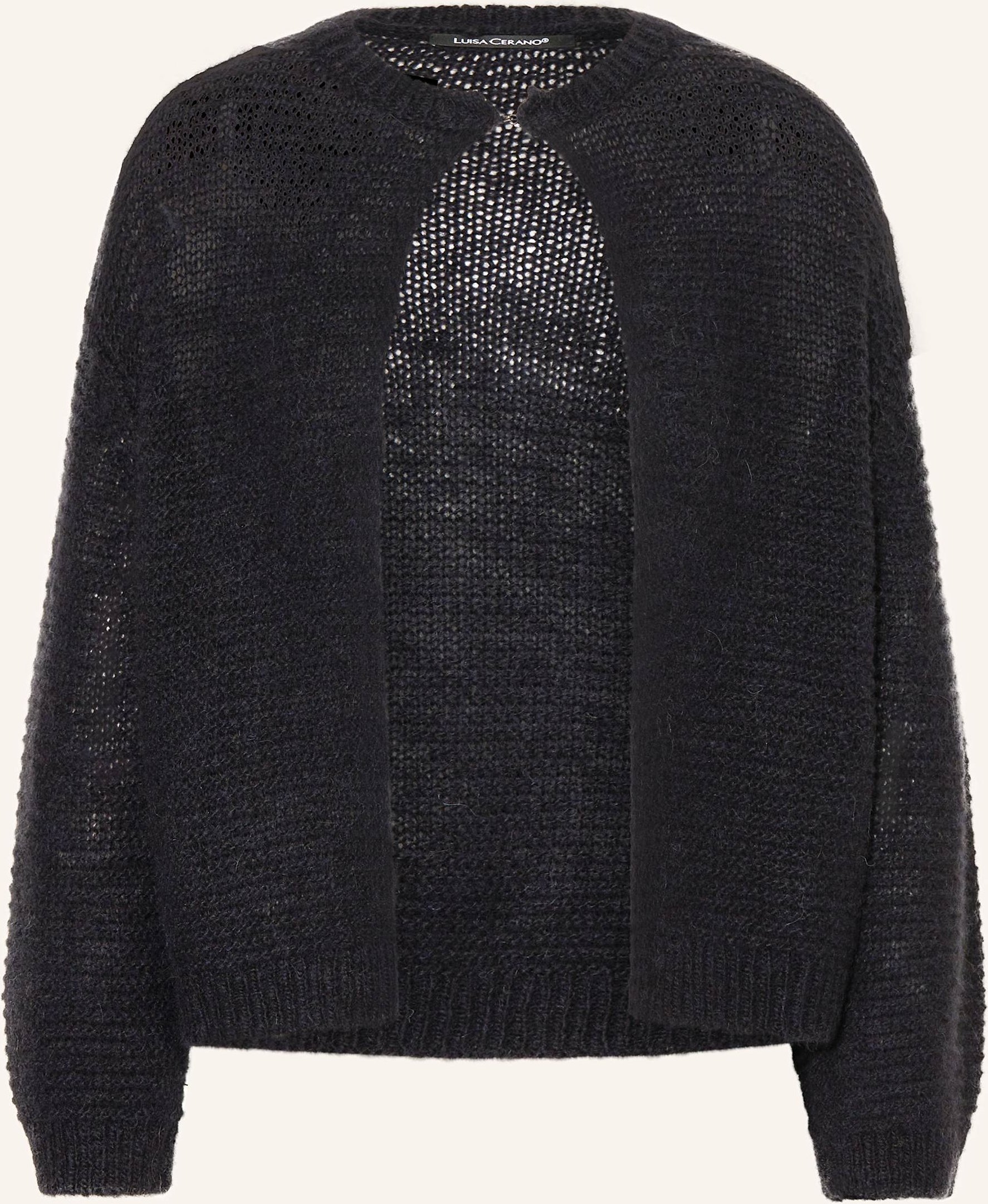 Luisa Cerano Strickhülle Mit Alpaka blau