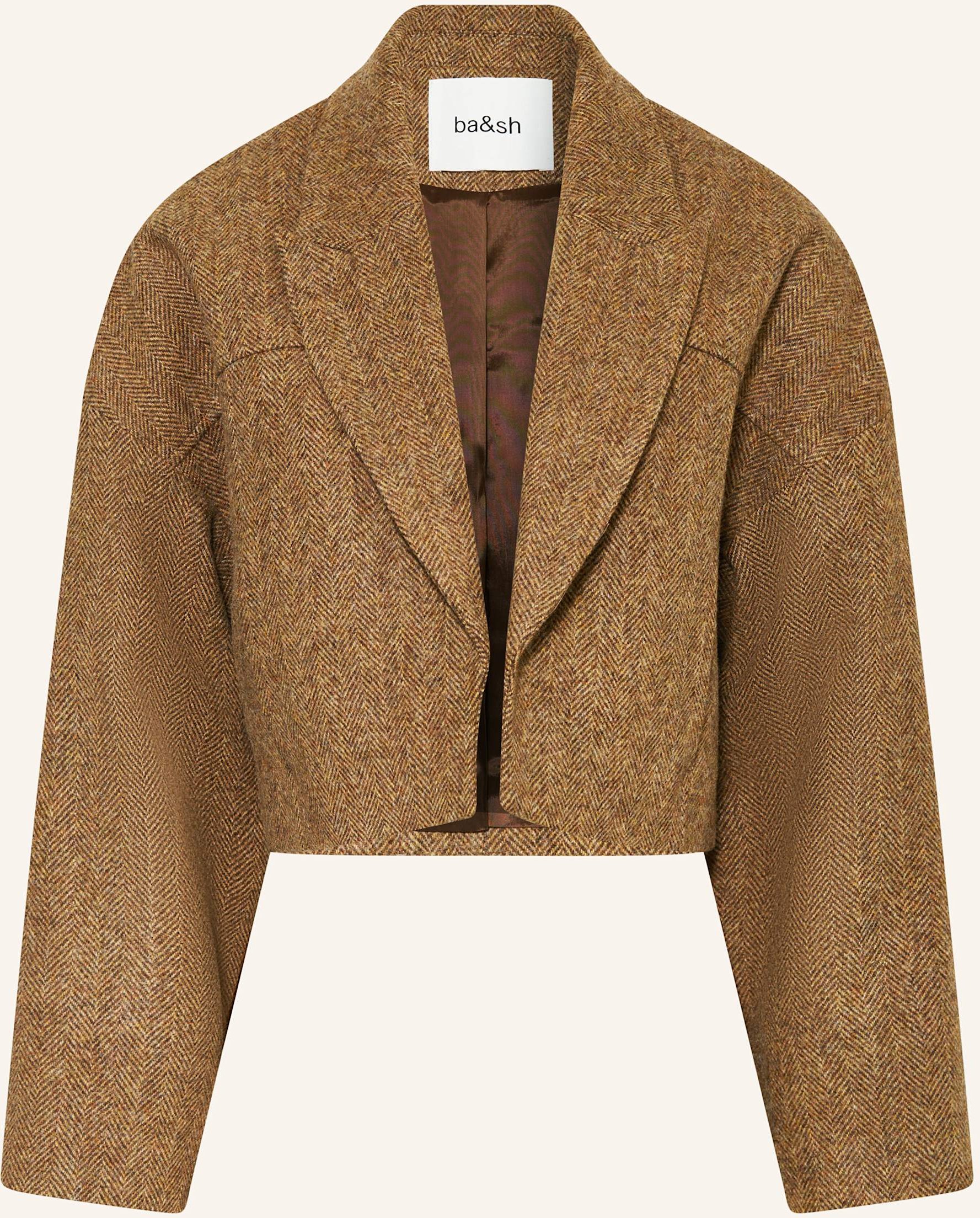 Ba&Sh Cropped-Blazer Camala braun
