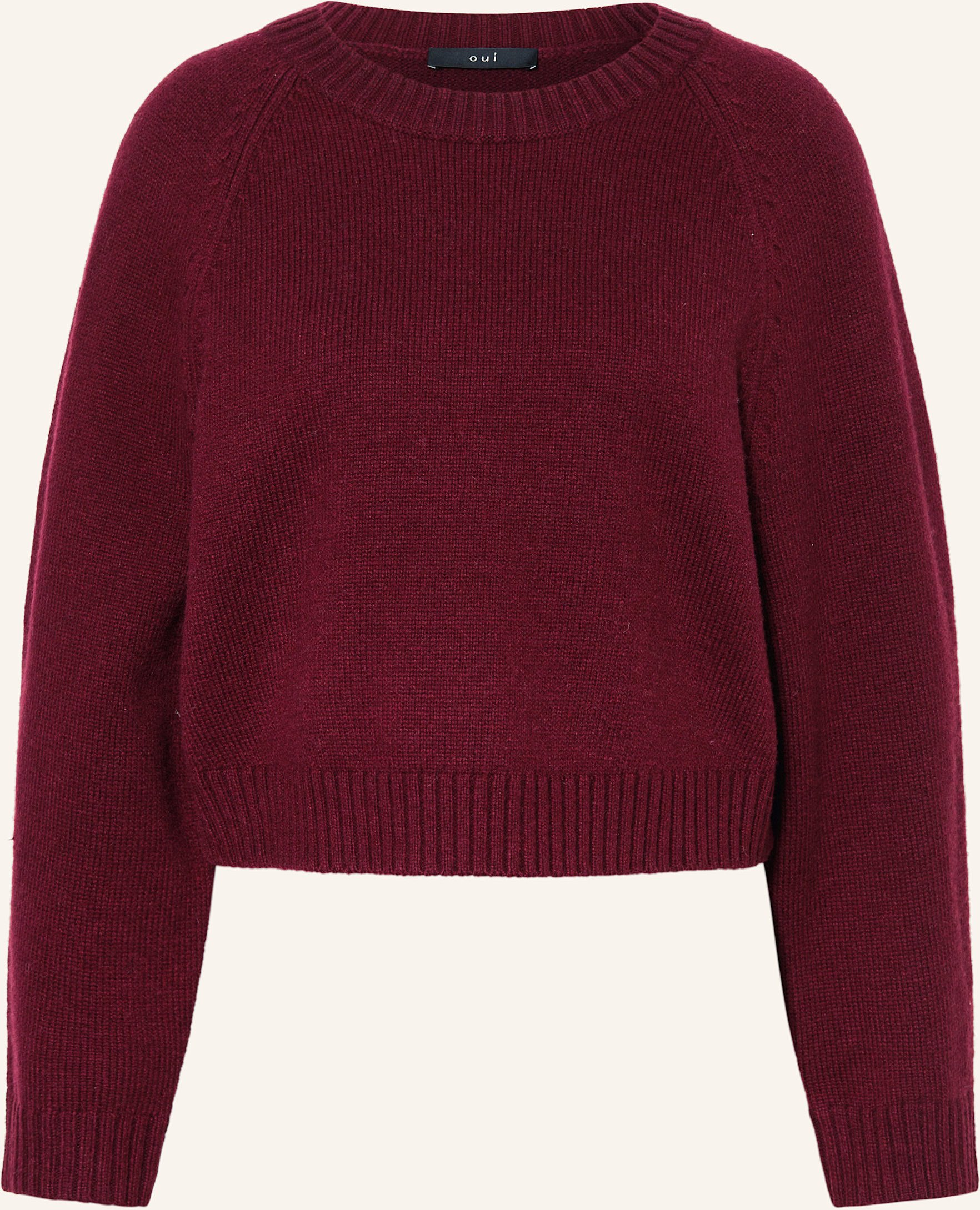 Oui Pullover rot