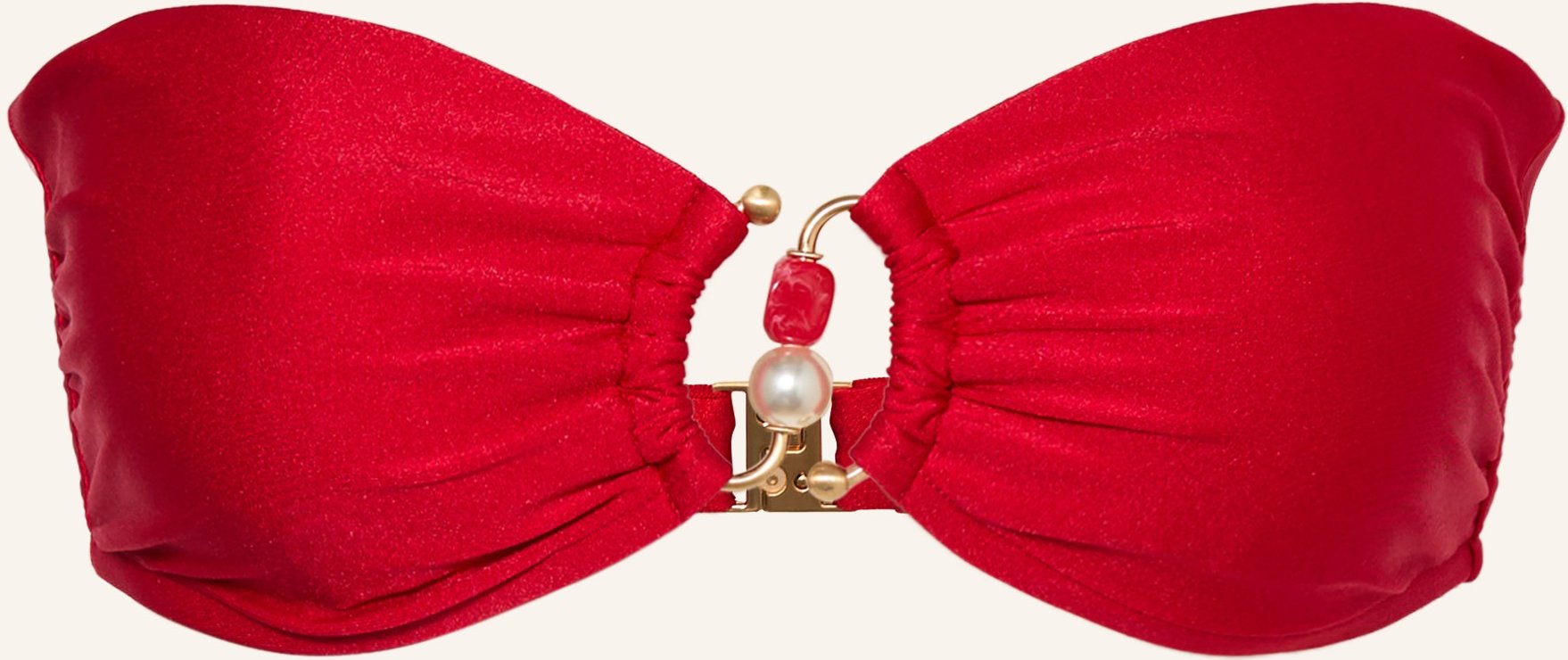 Seafolly Bandeau-Bikini-Top Palermo rot