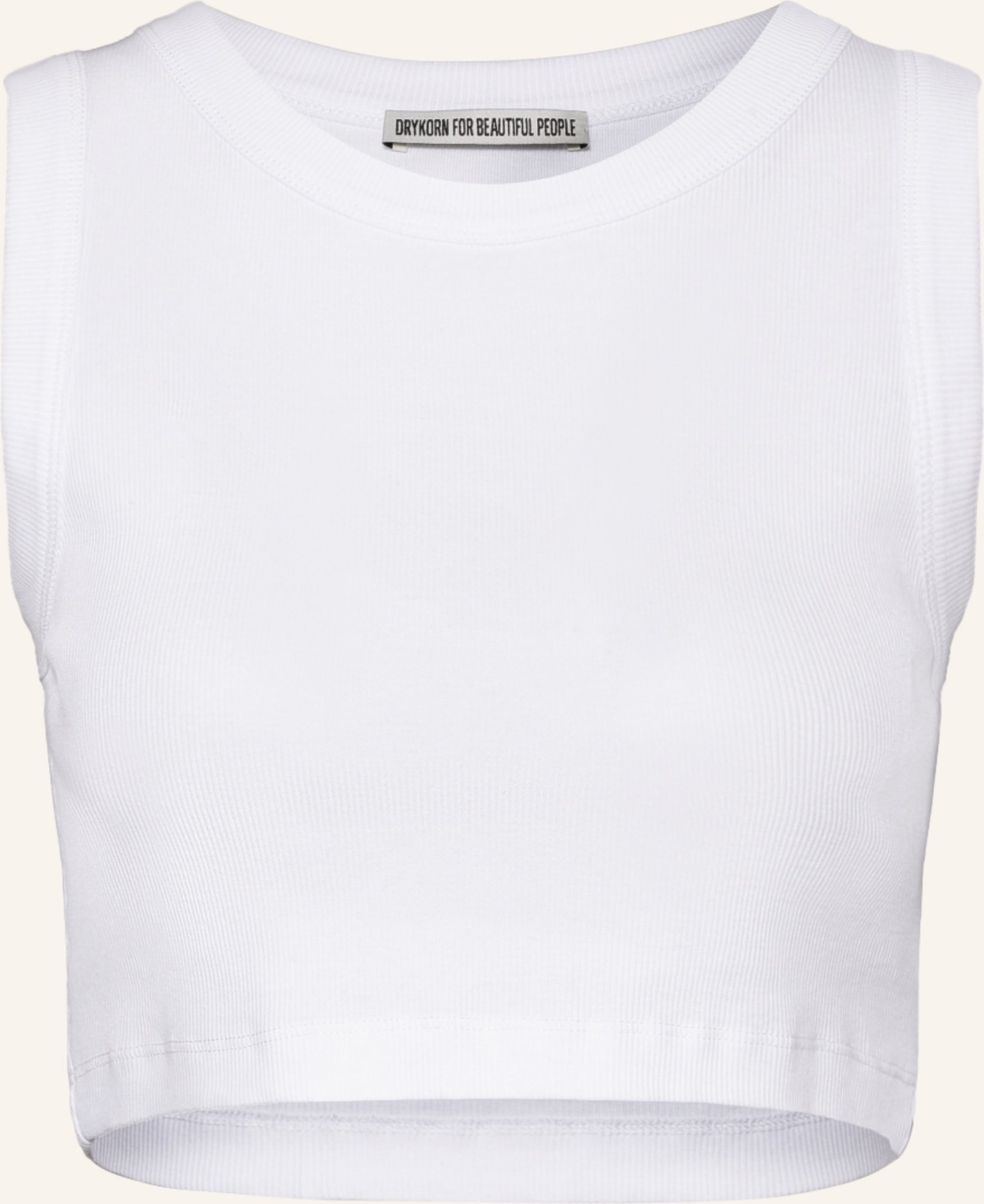 Drykorn Cropped-Top Nadeen weiss