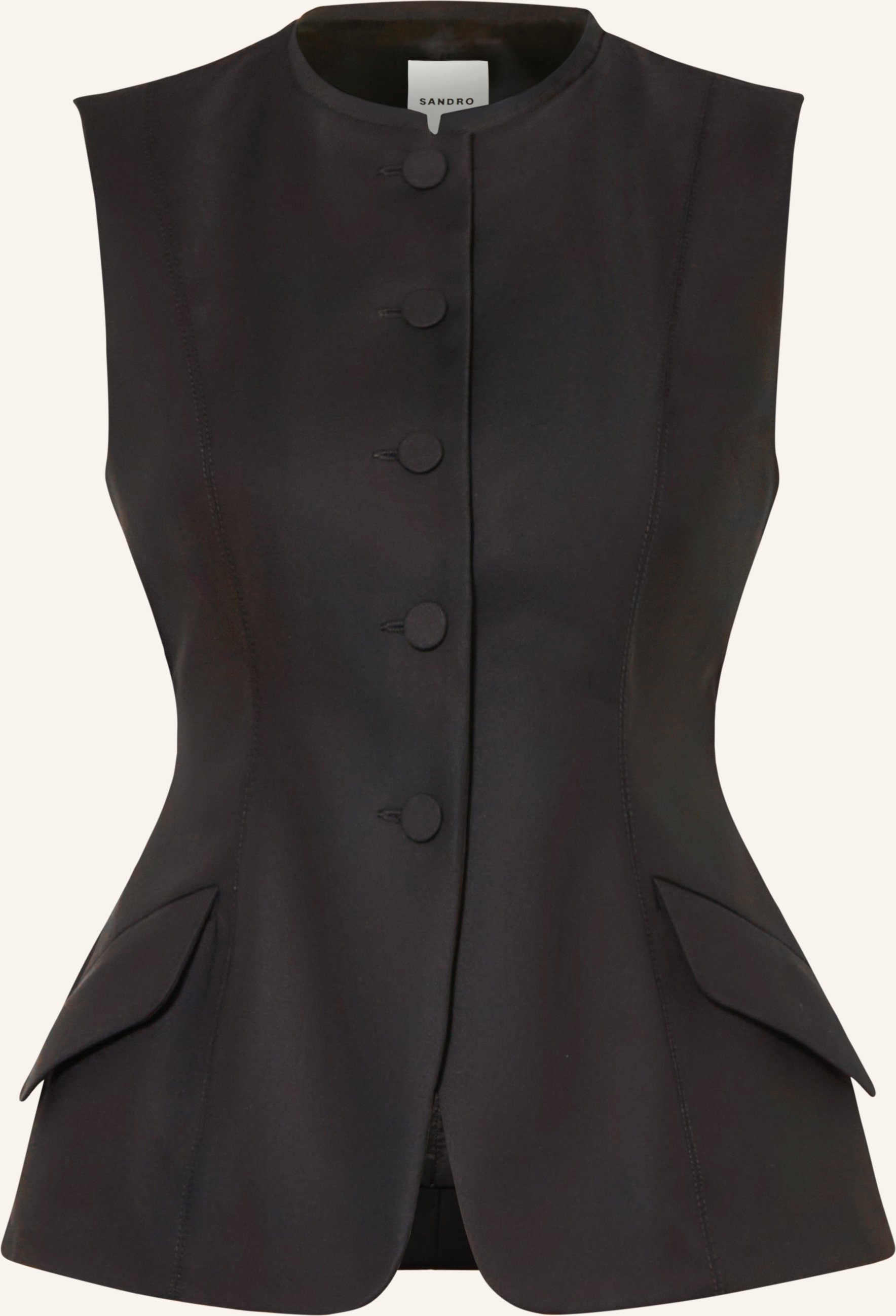 Sandro Blazerweste schwarz