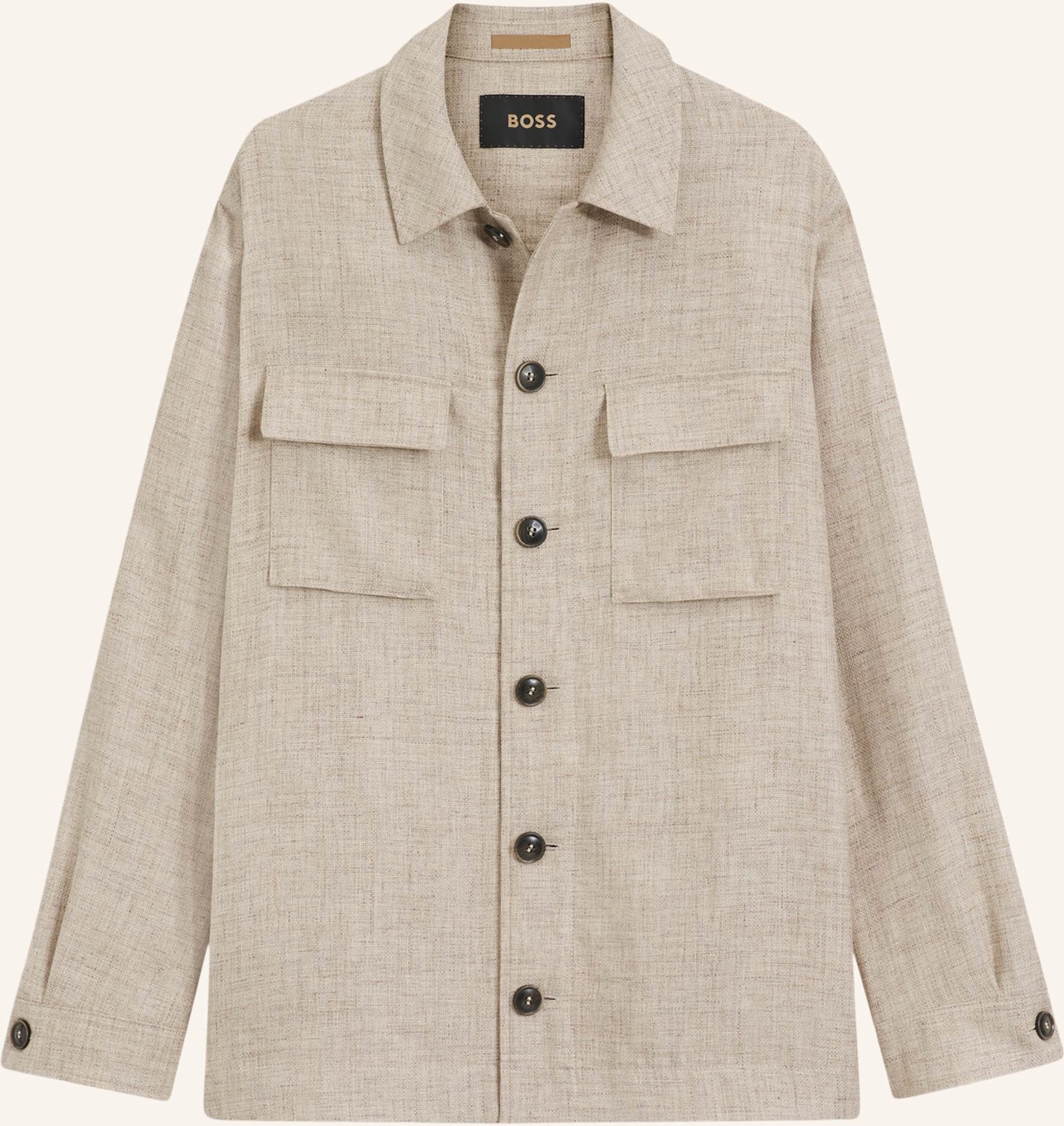 Boss Blazer L-Corvin-2pp-251 Regular Fit beige