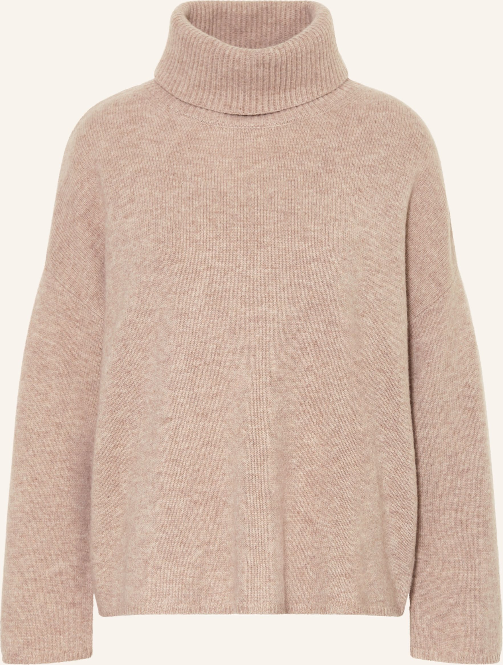 Mrs & Hugs Rollkragenpullover beige