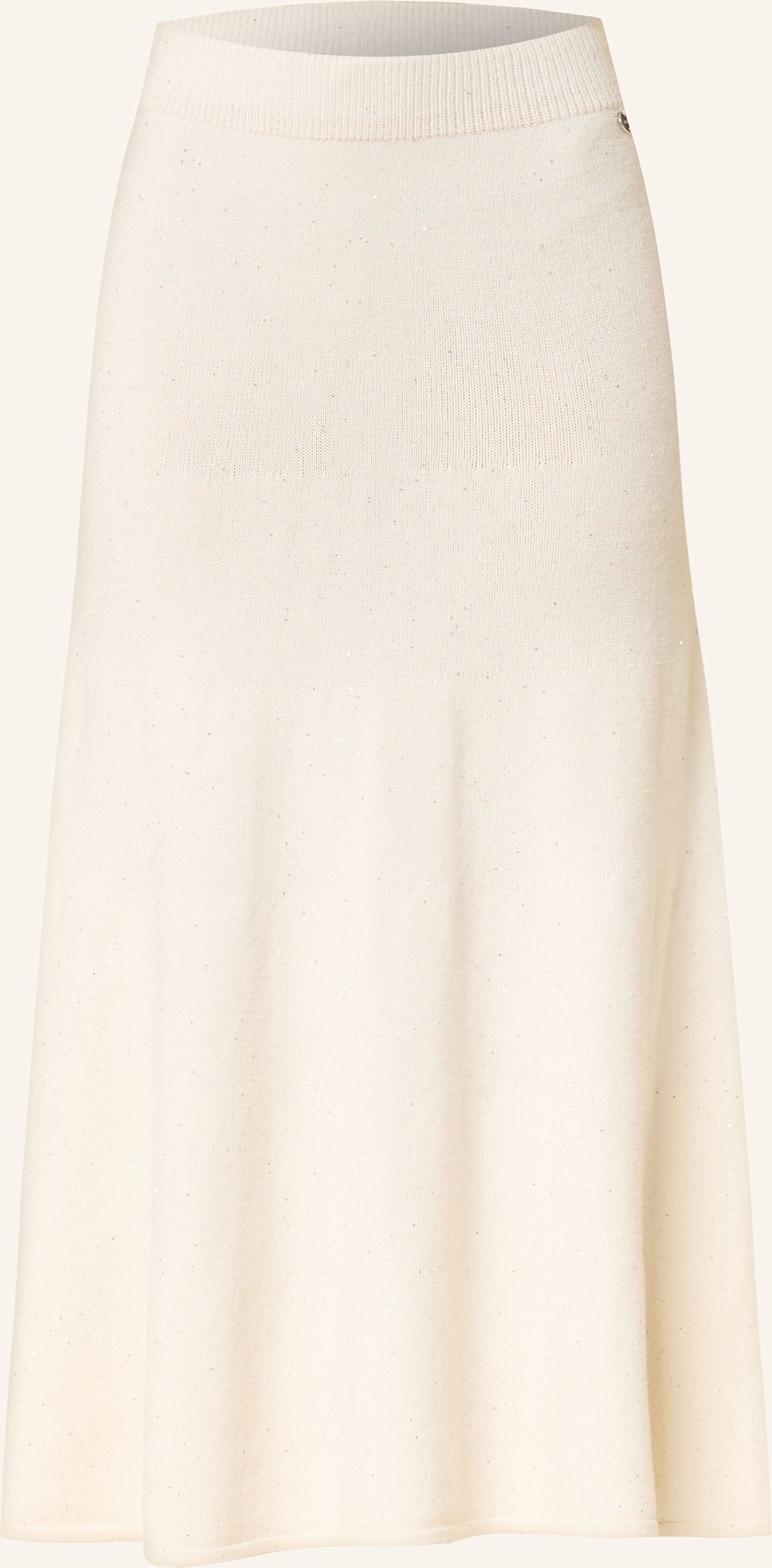Liu Jo Strickrock Mit Pailletten weiss