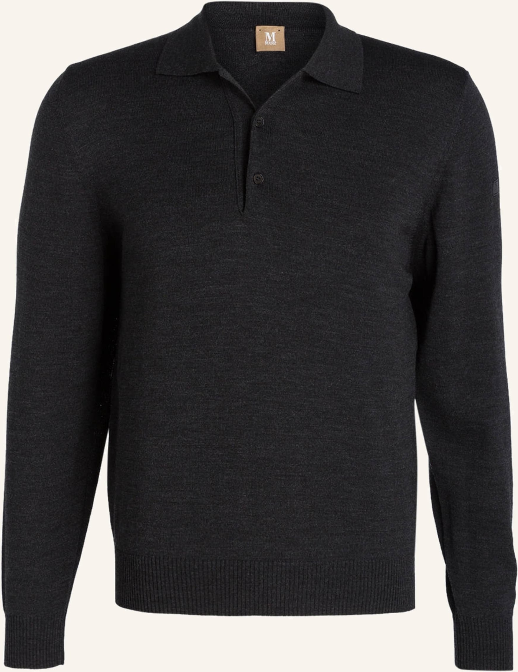 Thumbnail - Maerz Muenchen Strick-Poloshirt grau