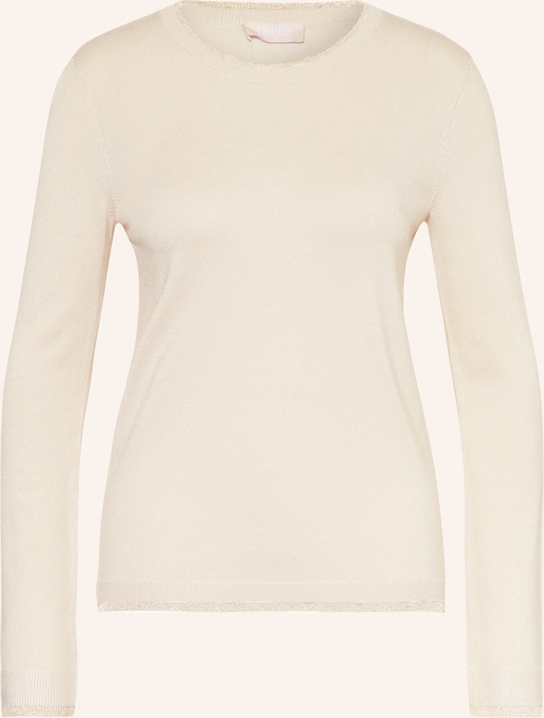 Liu Jo Pullover Mit Glitzergarn weiss