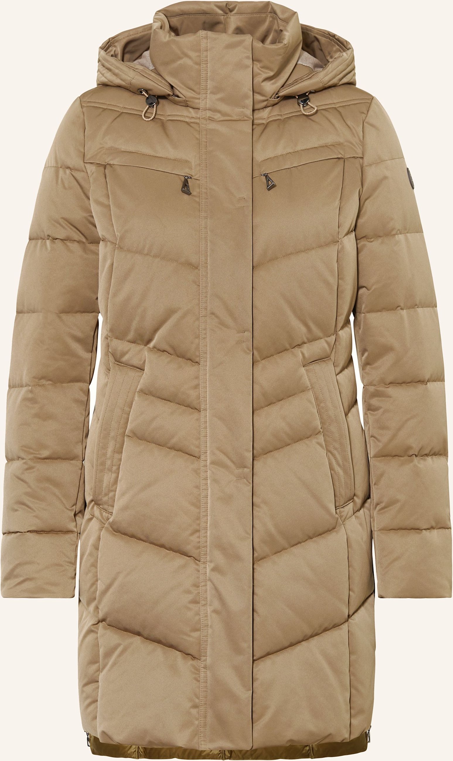 Gil Bret Steppjacke Mit Abnehmbarer Kapuze beige