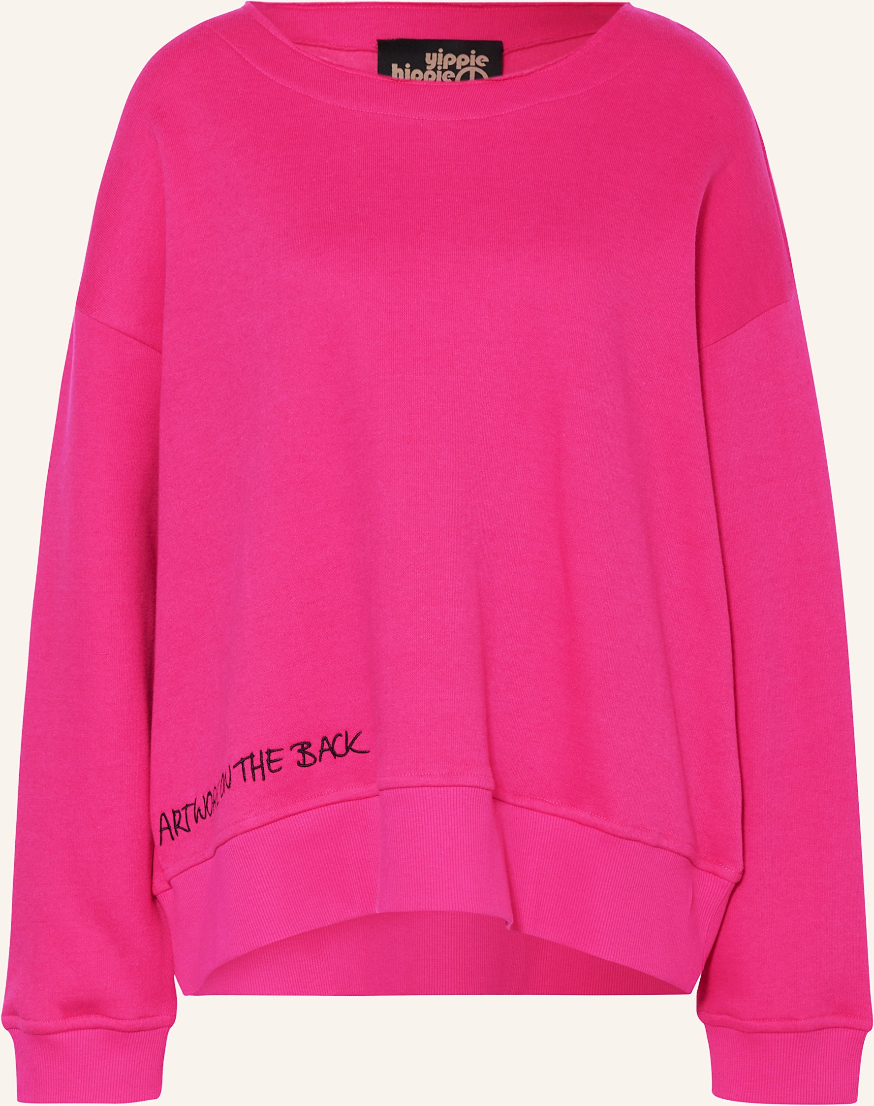 Thumbnail - Yippie Hippie Sweatshirt pink