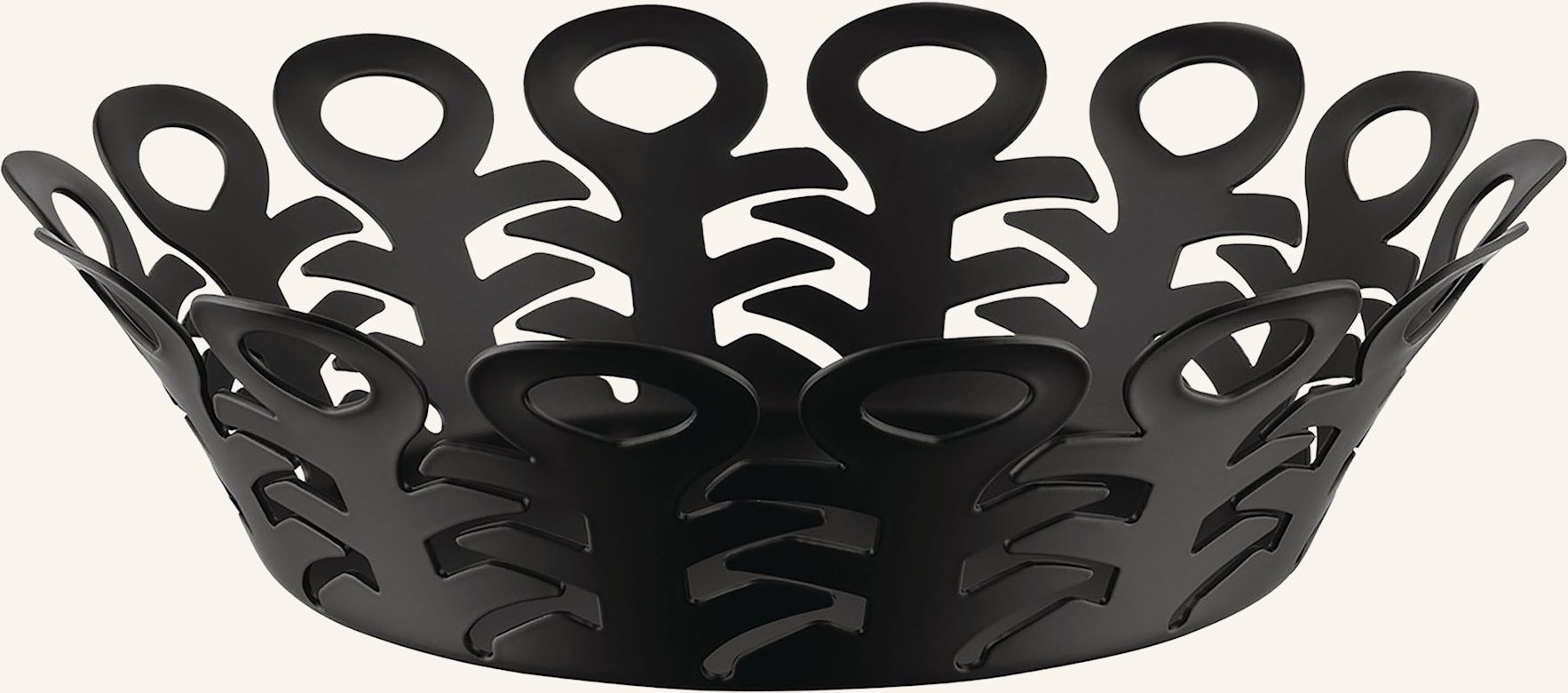 Alessi Schale Vimini schwarz