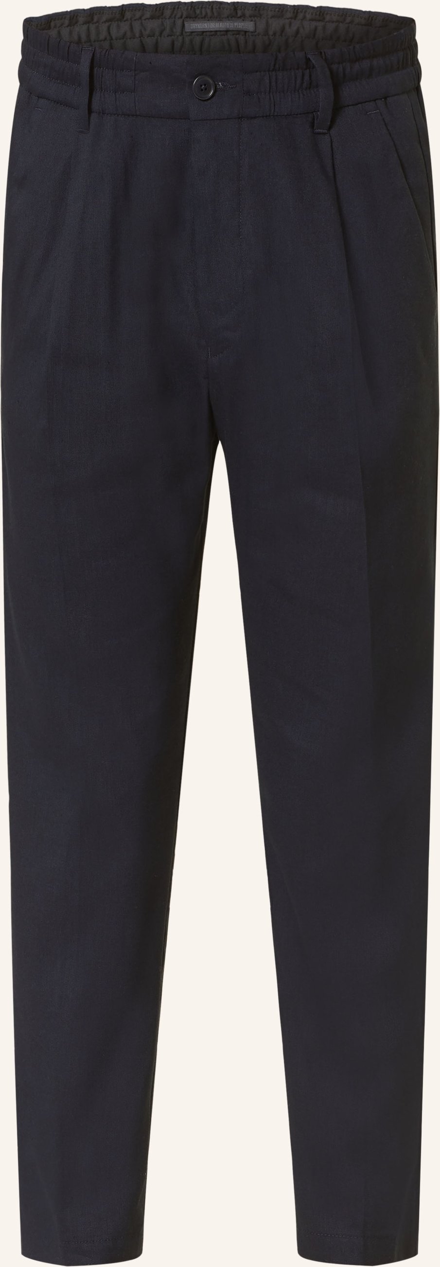 Drykorn Anzughose Chasy Extra Slim Fit Mit Leinen blau