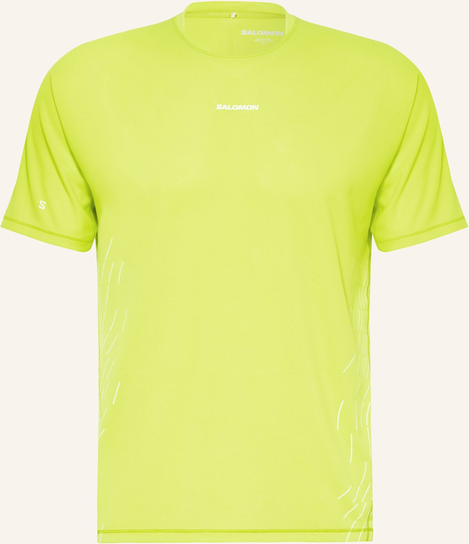 Salomon Laufshirt Sense Aero gelb