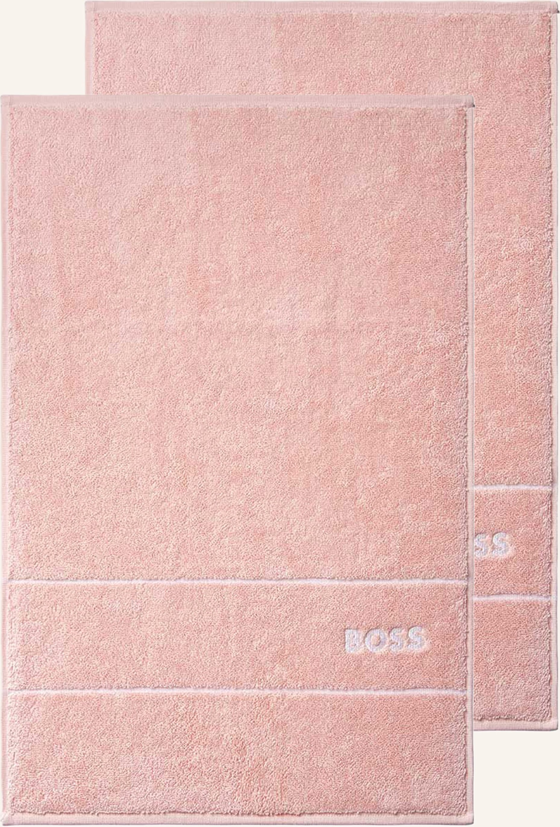 Boss Gästetuch 2er Set Plain pink