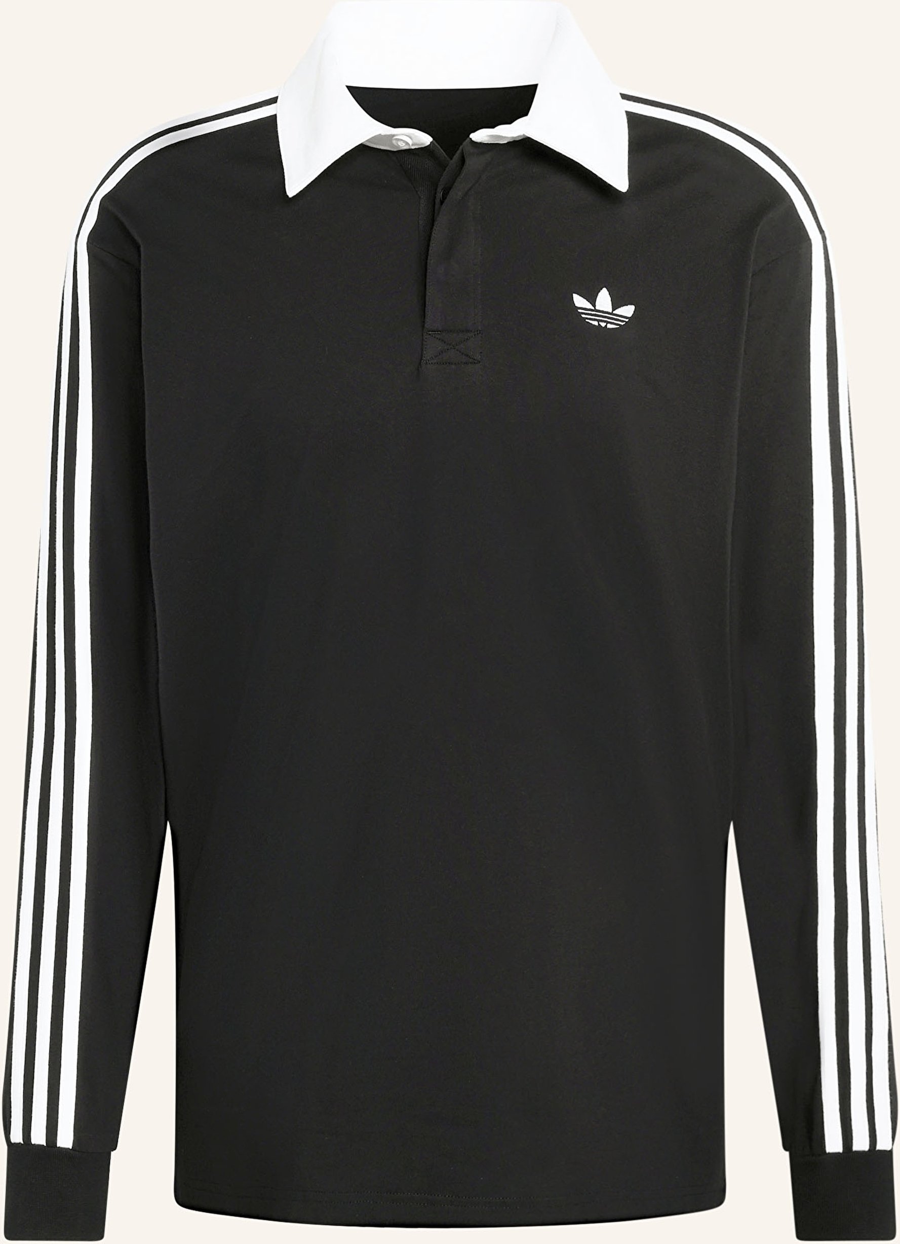 Adidas Originals Rugbyshirt 3-Streifen schwarz