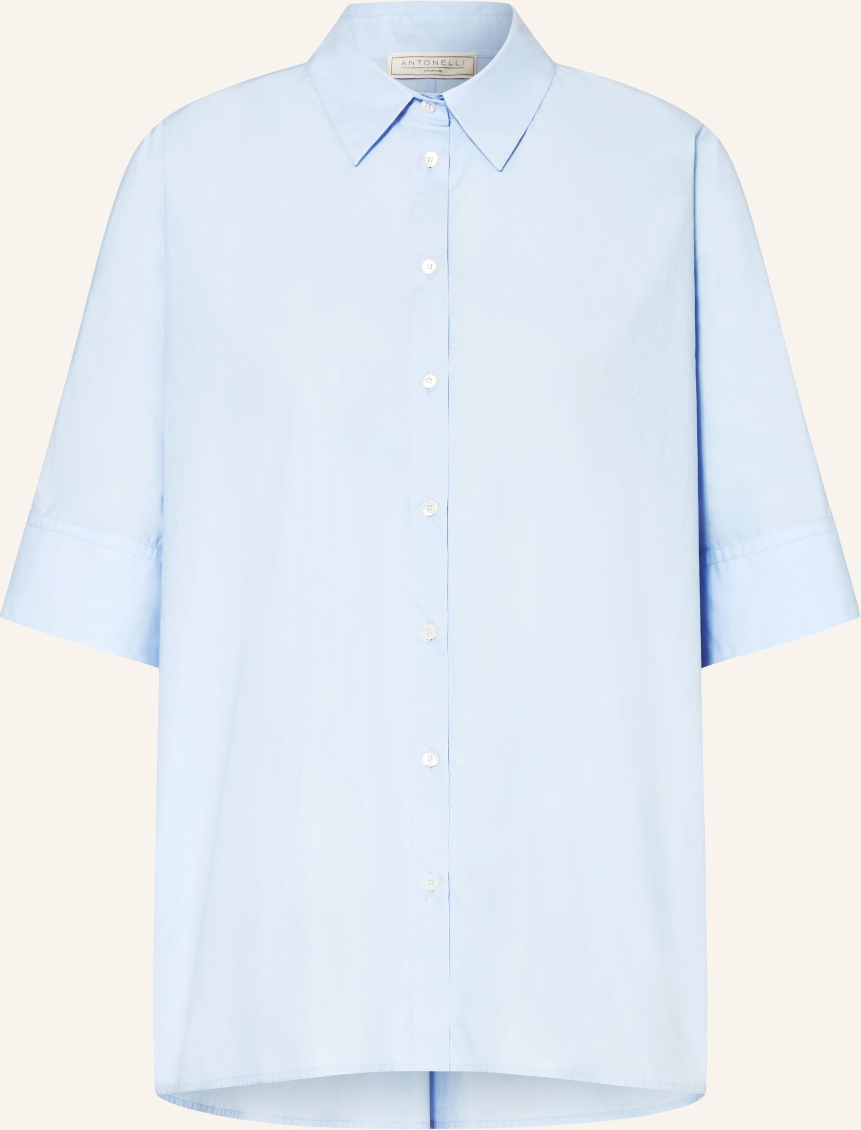 Antonelli Firenze Oversized-Hemdbluse blau