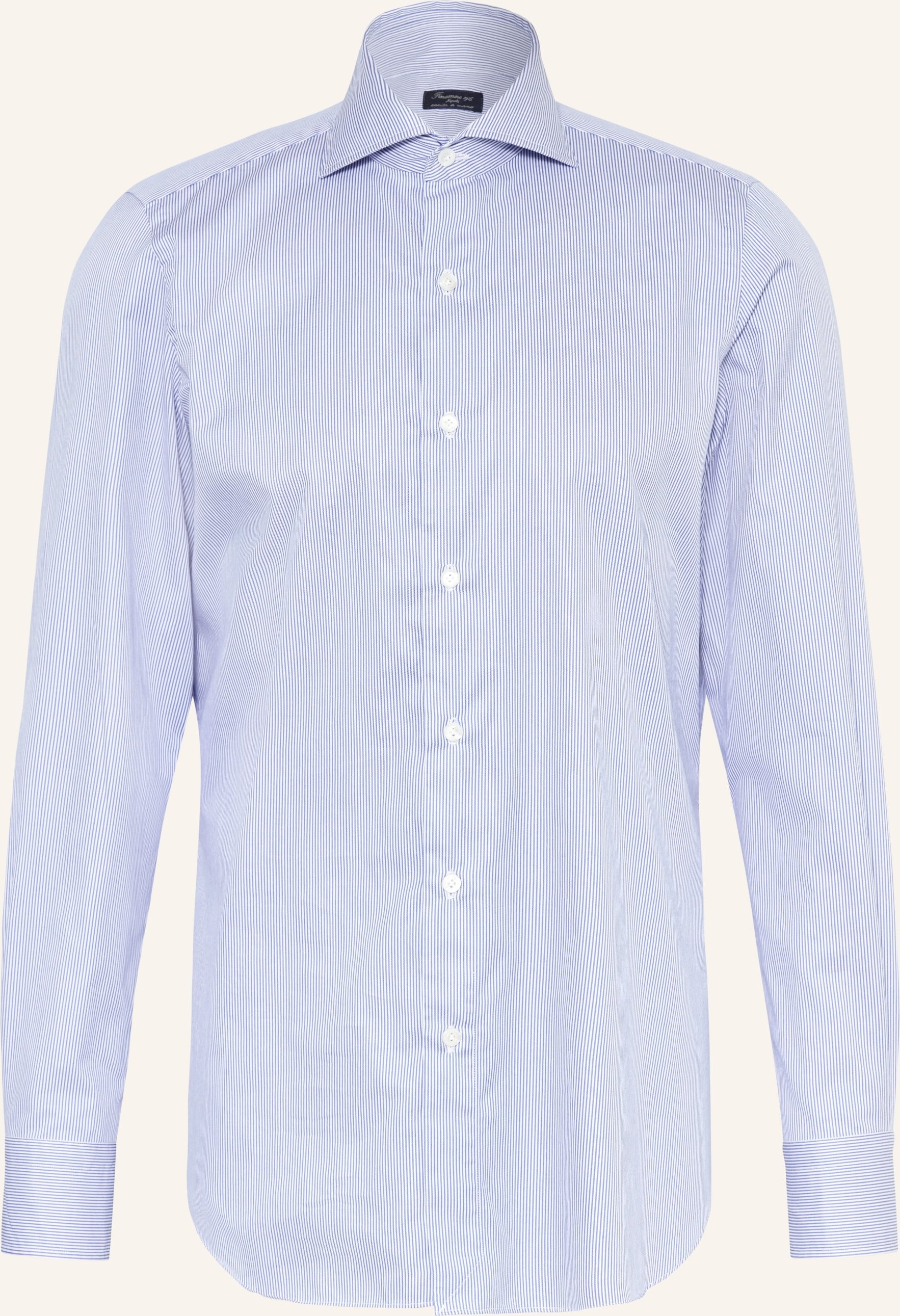 Finamore 1925 Hemd Napoli Eduardo Regular Fit blau