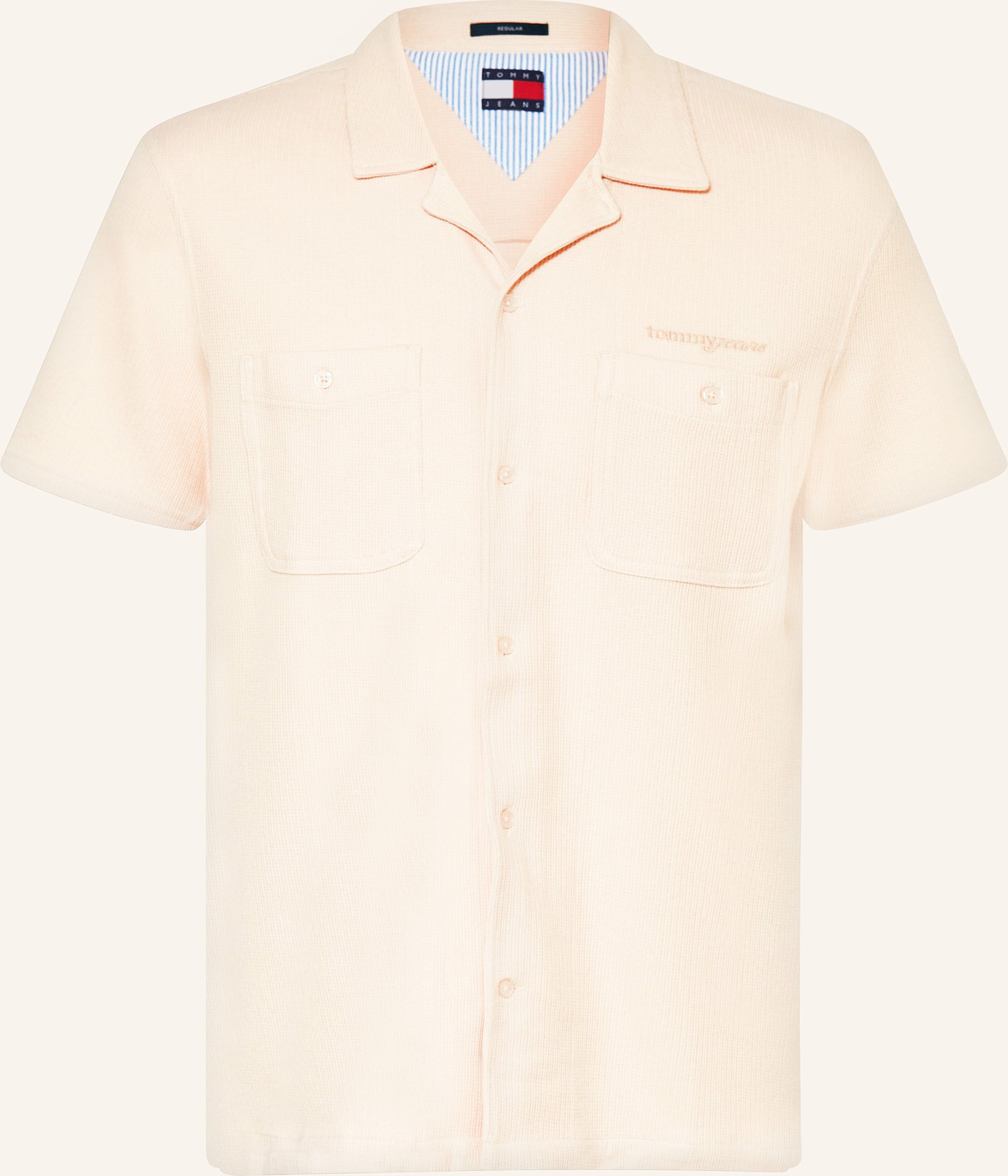 Tommy Jeans Resorthemd Regular Fit beige