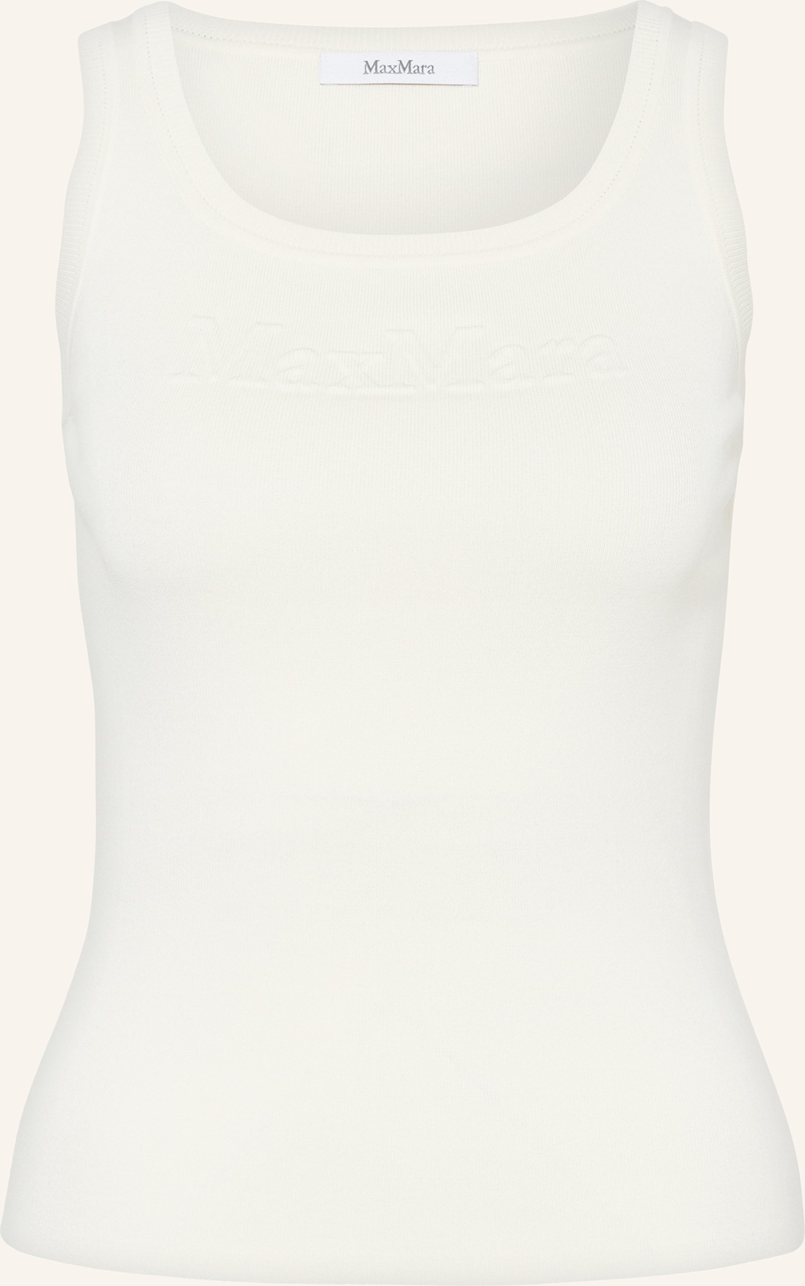 Max Mara Stricktop Pentola weiss