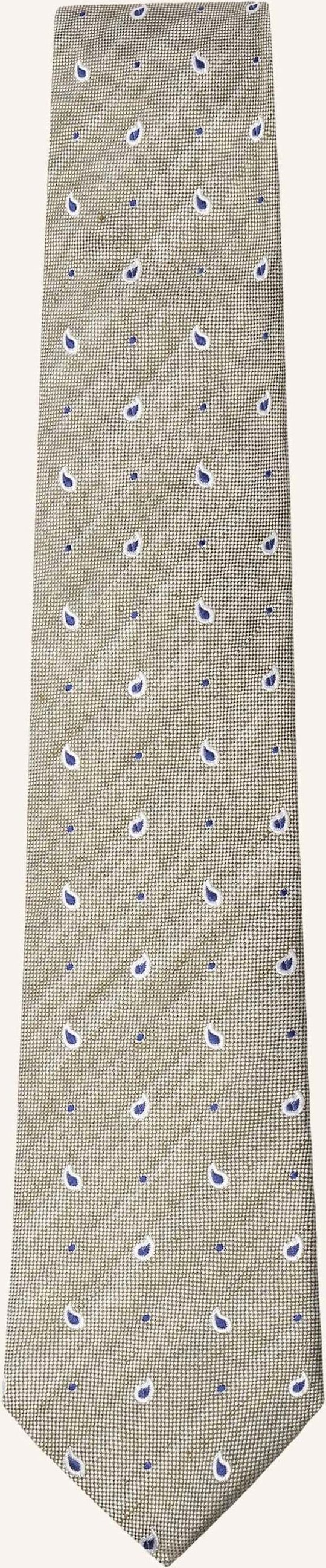 Hackett London Krawatte Clean Paisley gruen