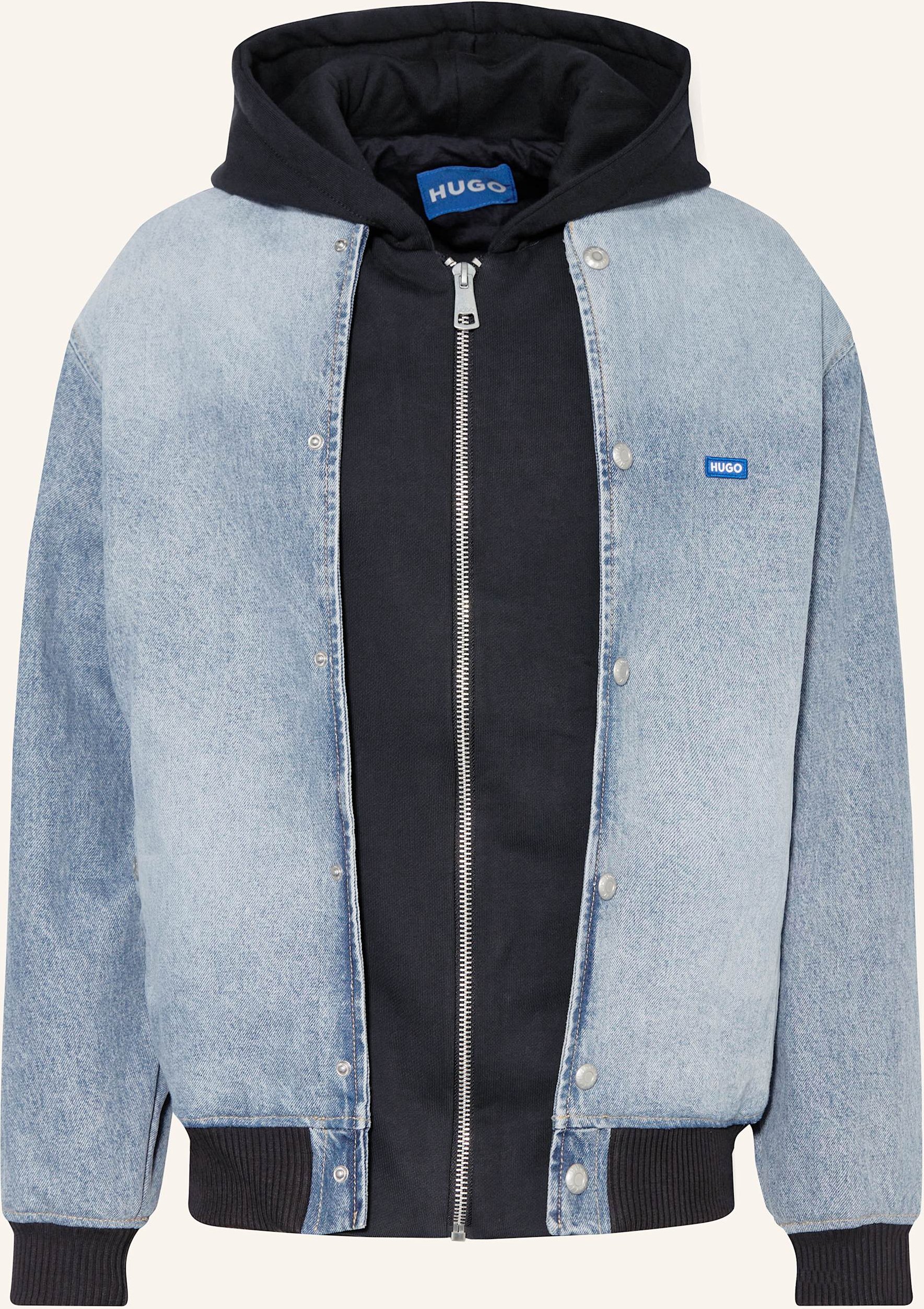 Hugo Jeansjacke Enjo Mit Blende blau