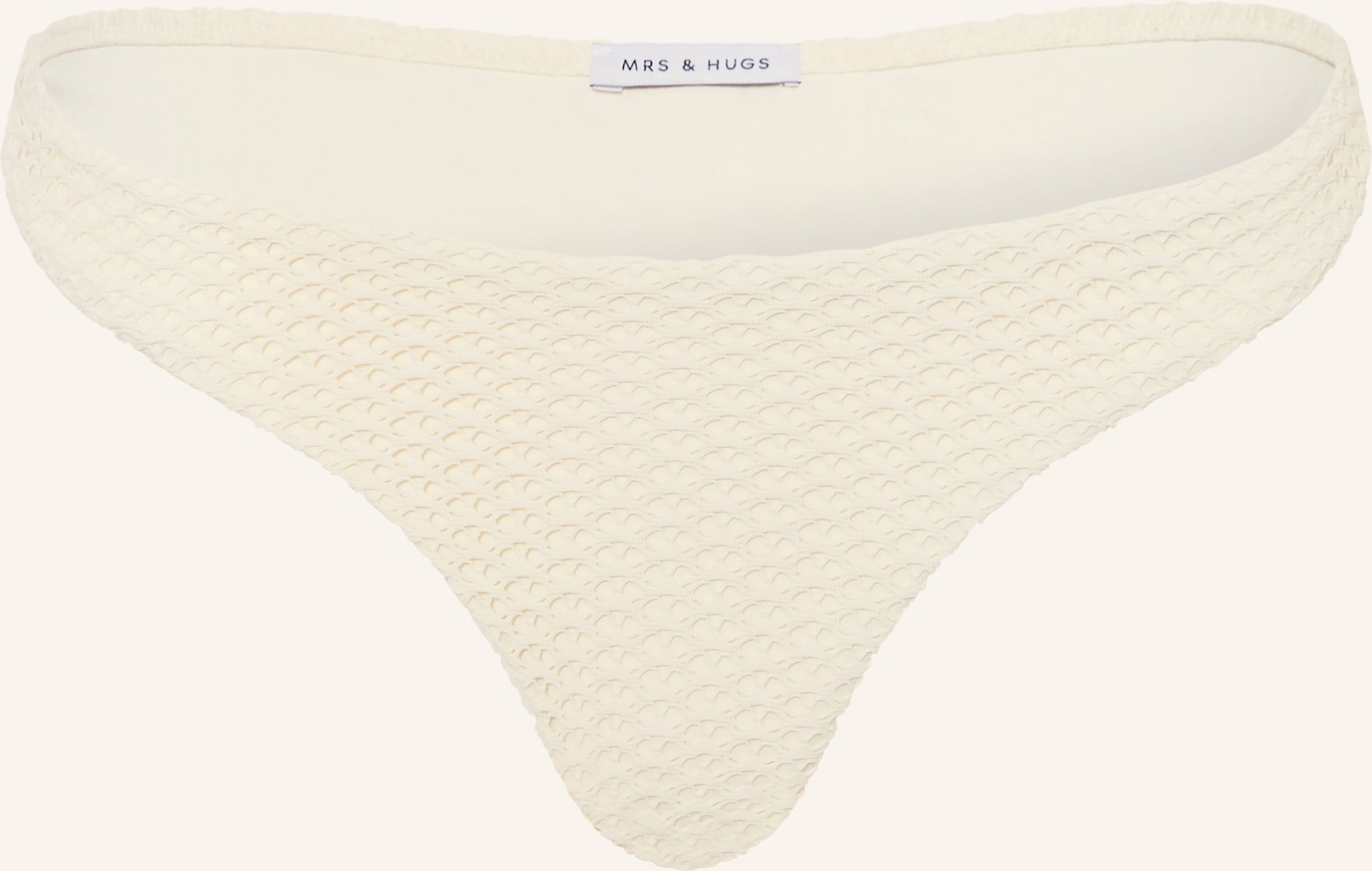 Mrs & Hugs Brazilian-Bikini-Hose weiss