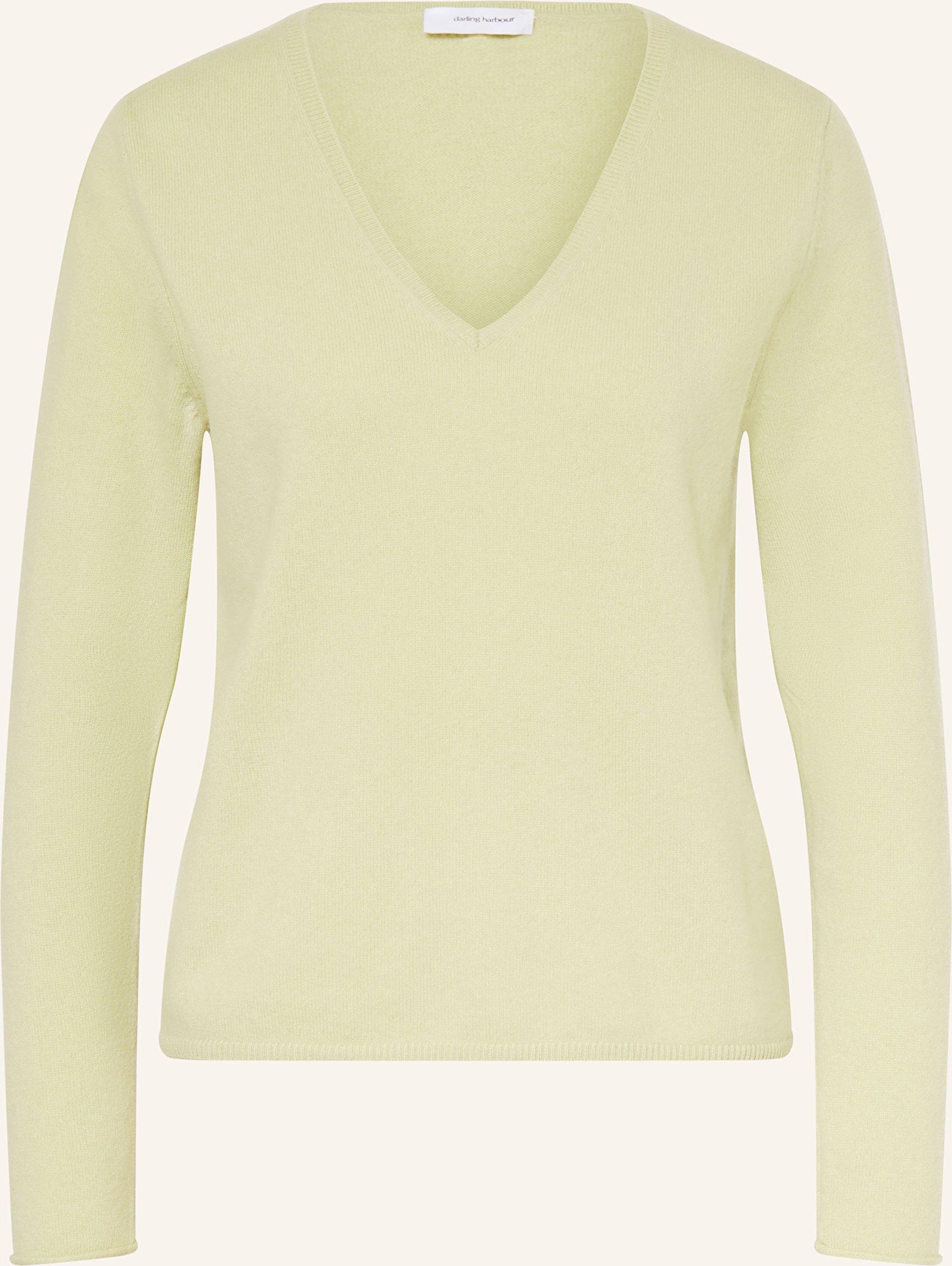 Darling Harbour Cashmere-Pullover gruen
