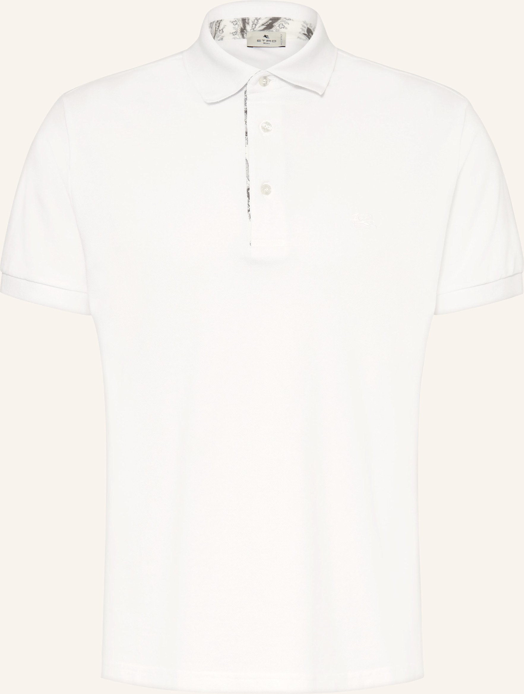 Etro Piqué-Poloshirt weiss