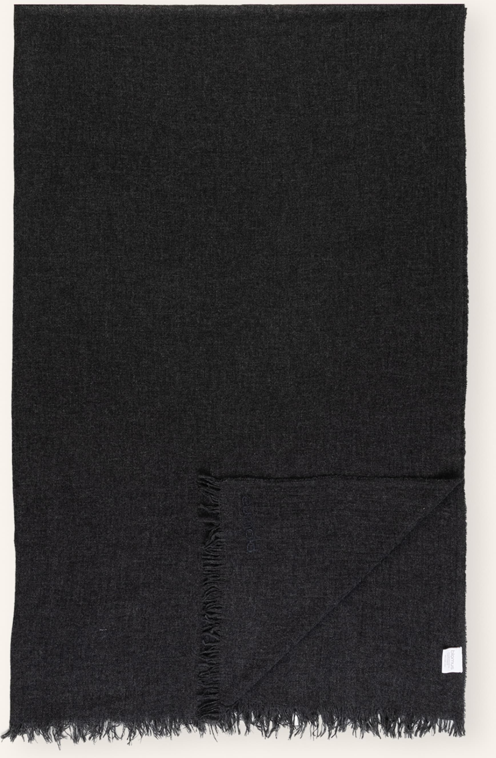 Thumbnail - Blomus Plaid Merino Aus Merinowolle schwarz