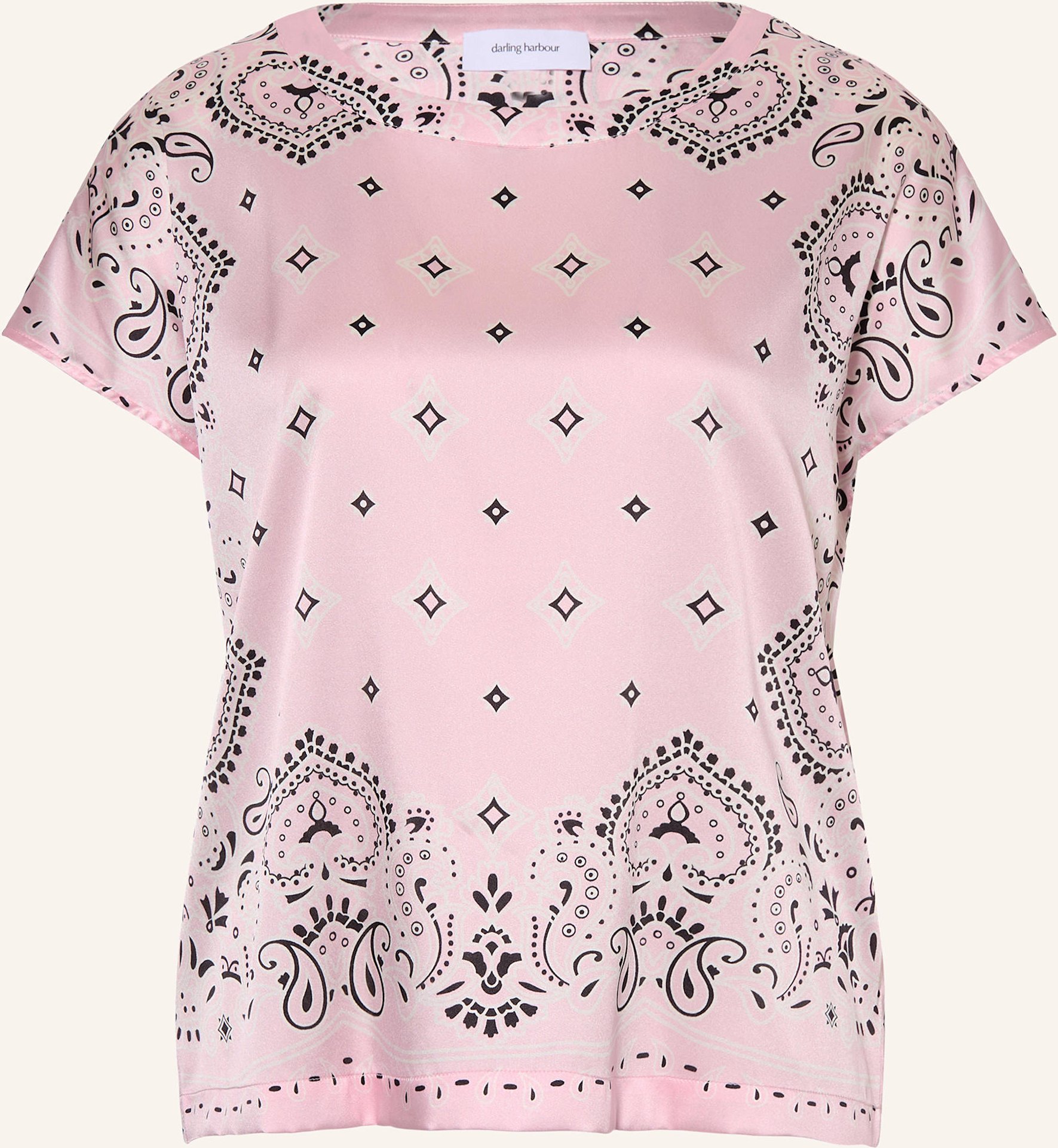 Darling Harbour Blusenshirt Aus Seide rosa