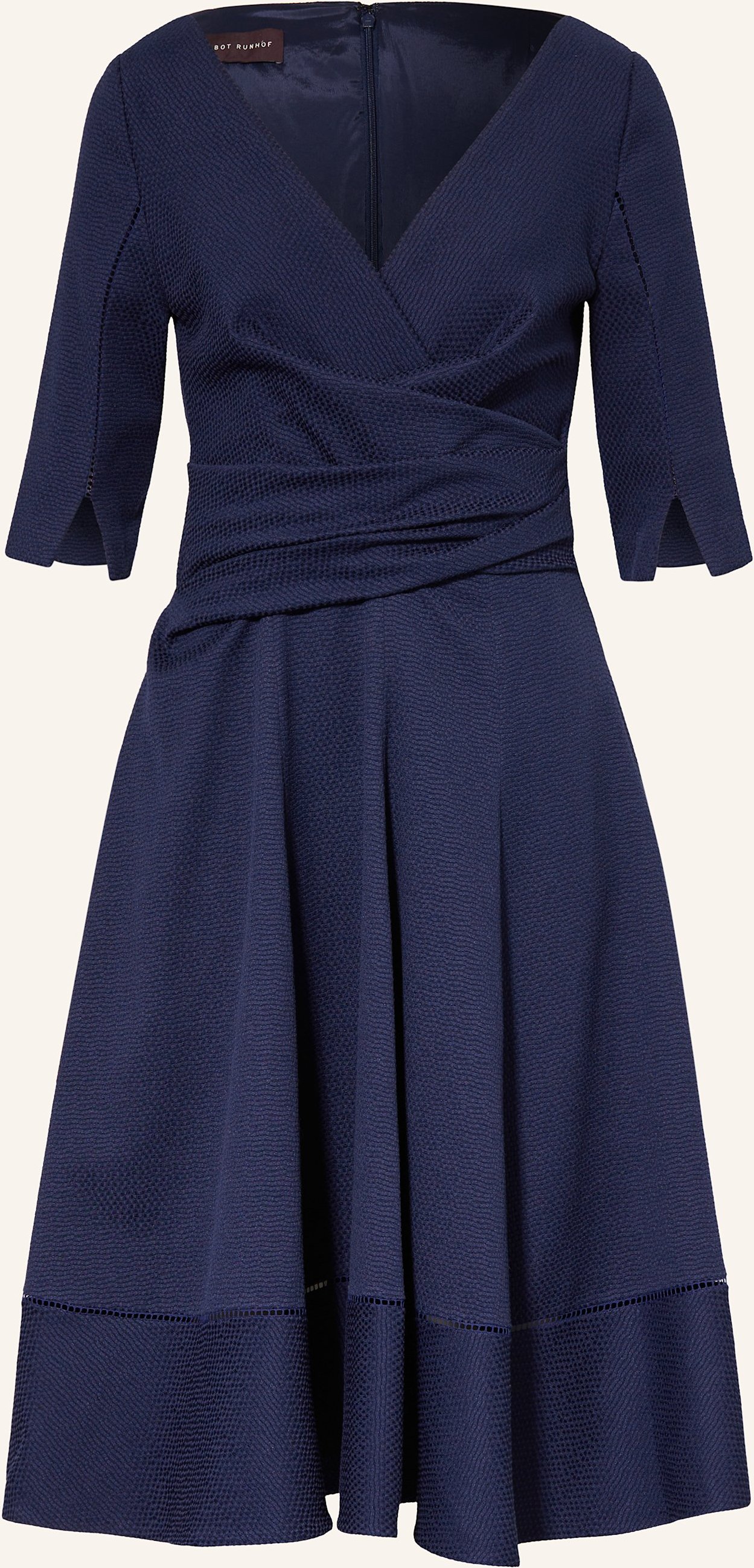 Talbot Runhof Cocktailkleid nostalgy2 Mit 3/4-Arm blau