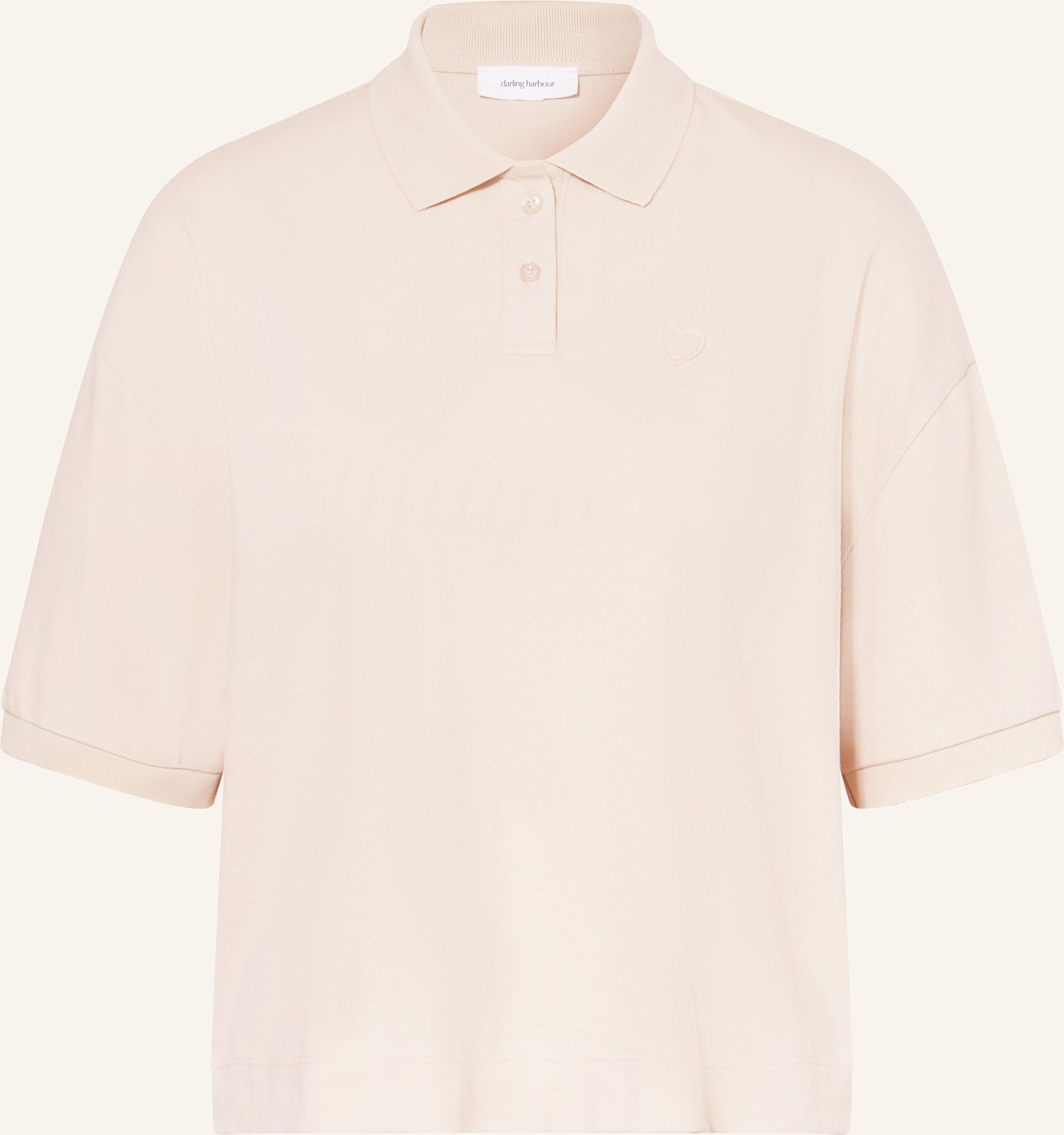 Thumbnail - Darling Harbour Piqué-Poloshirt beige
