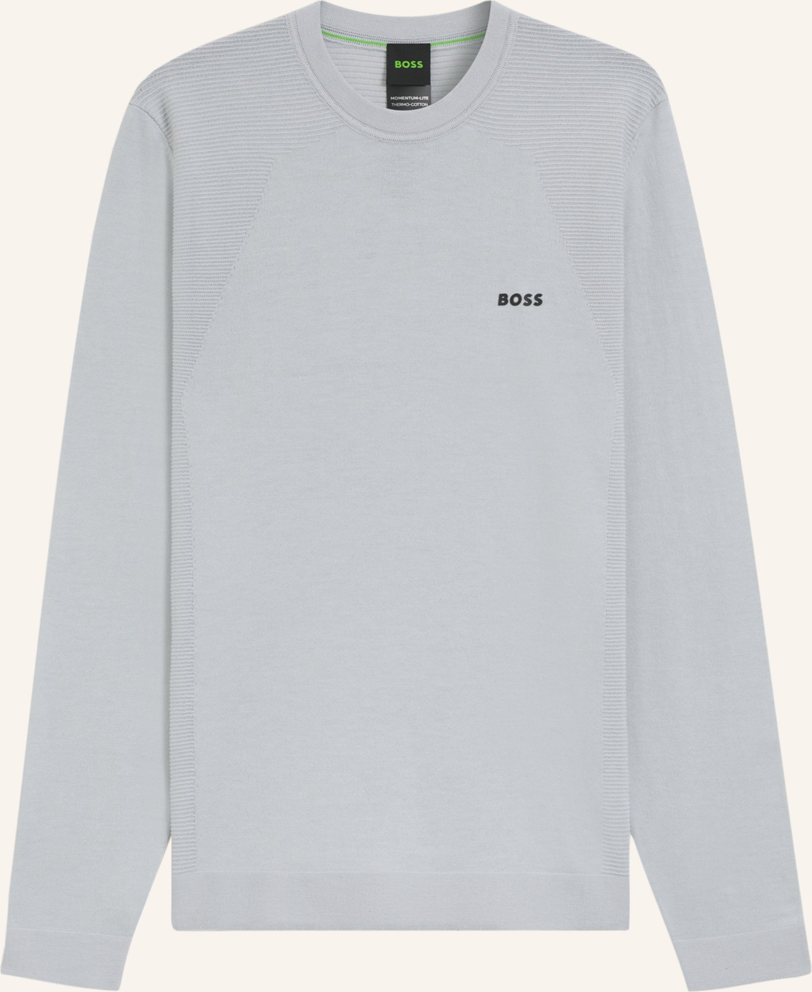 Thumbnail - Boss Pullover K_Momentum-Lite Cn Regular Fit grau