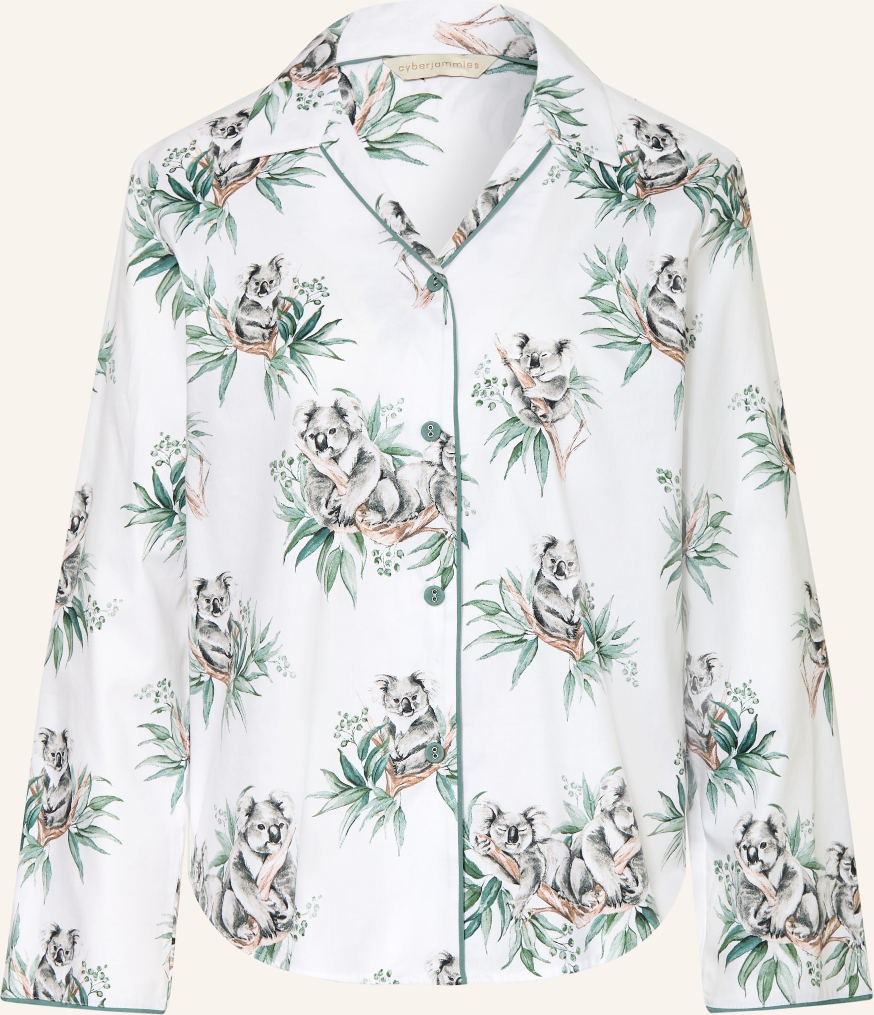 Cyberjammies Schlafshirt Kallie gruen