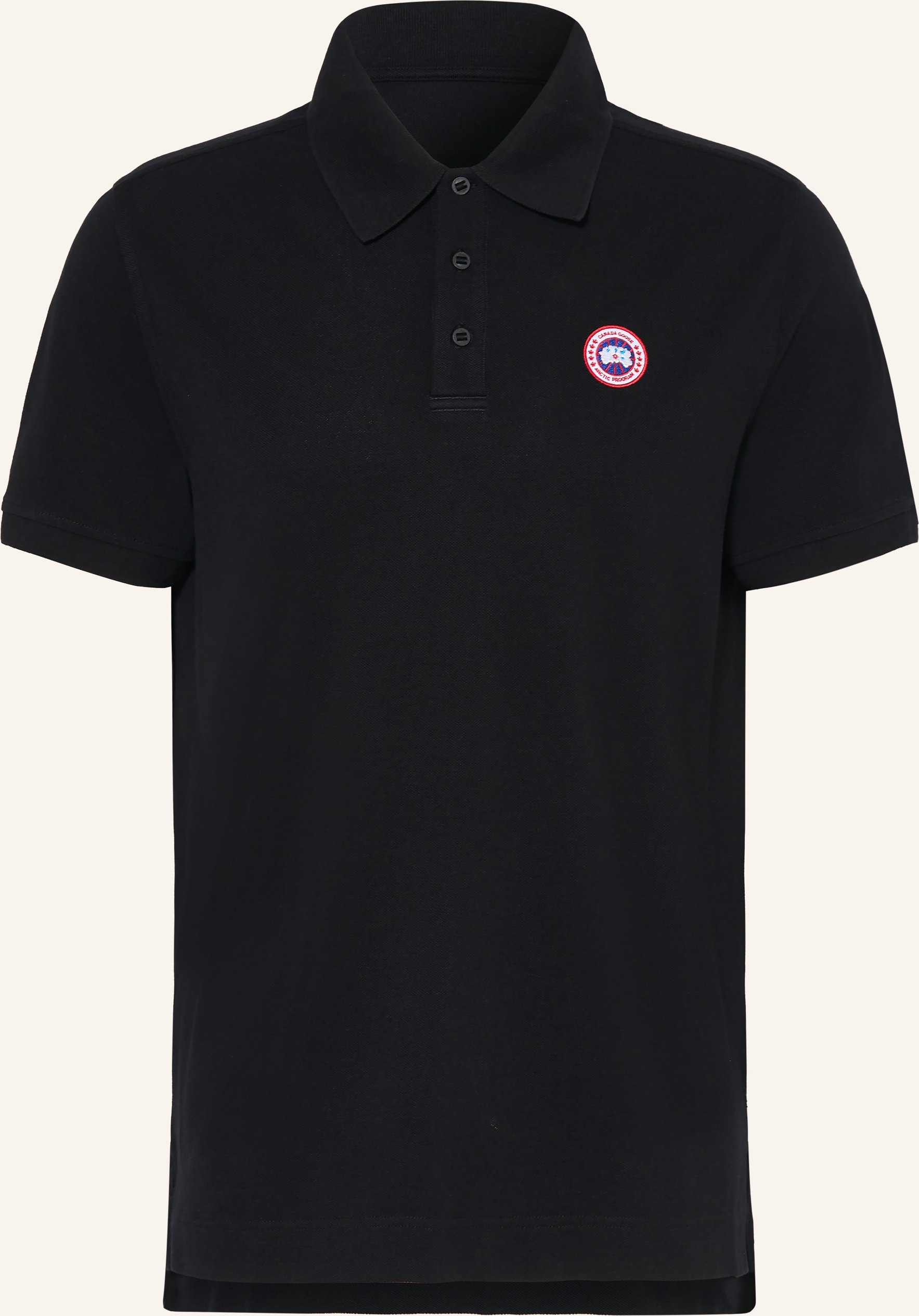 Canada Goose Piqué-Poloshirt Beckley schwarz