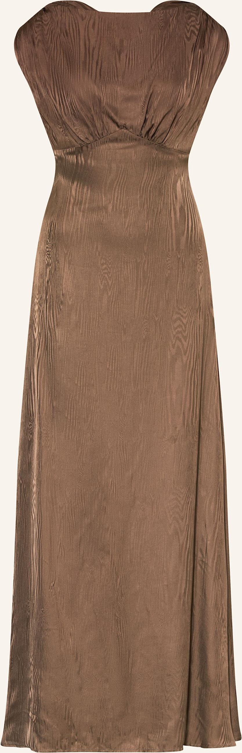 Malina Jacquard-Kleid Jacqueline braun