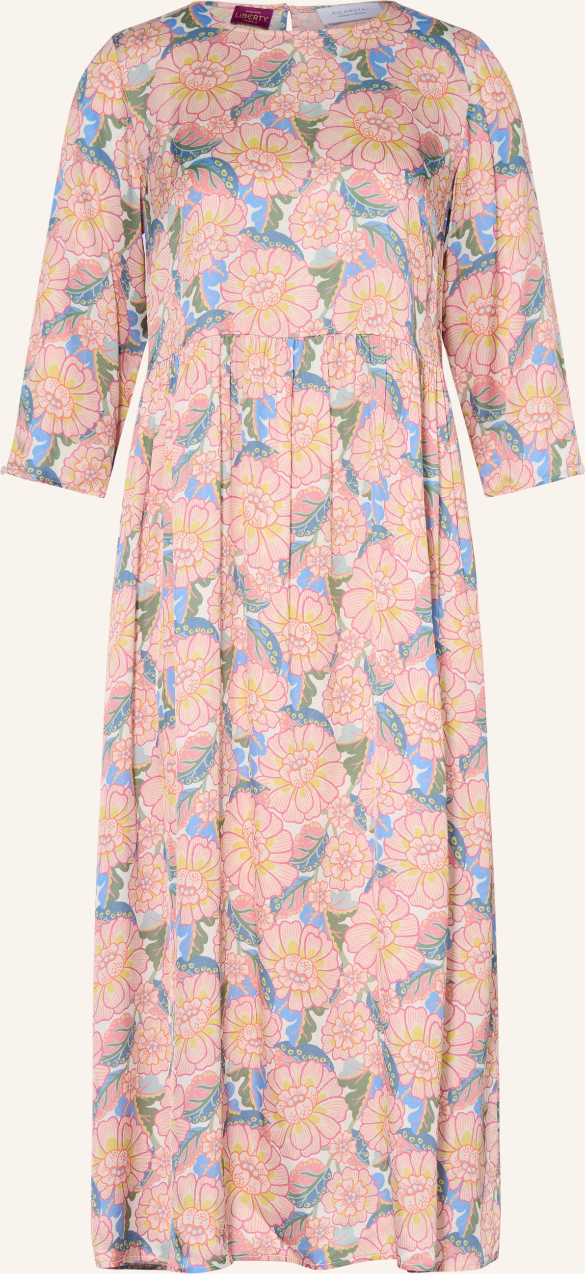 Rich & Royal Kleid Mit 3/4-Arm orange