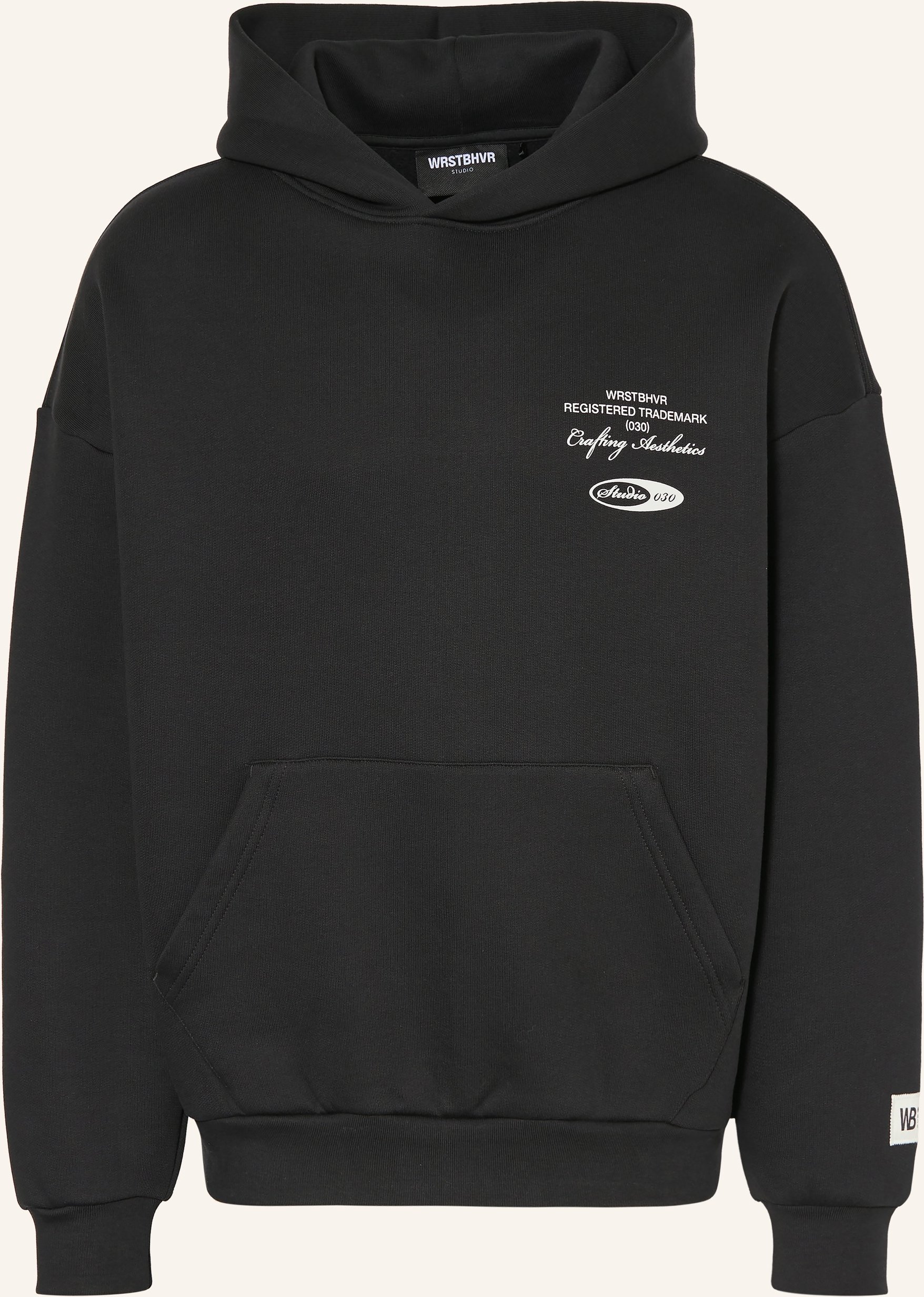 Wrstbhvr Hoodie Studio schwarz