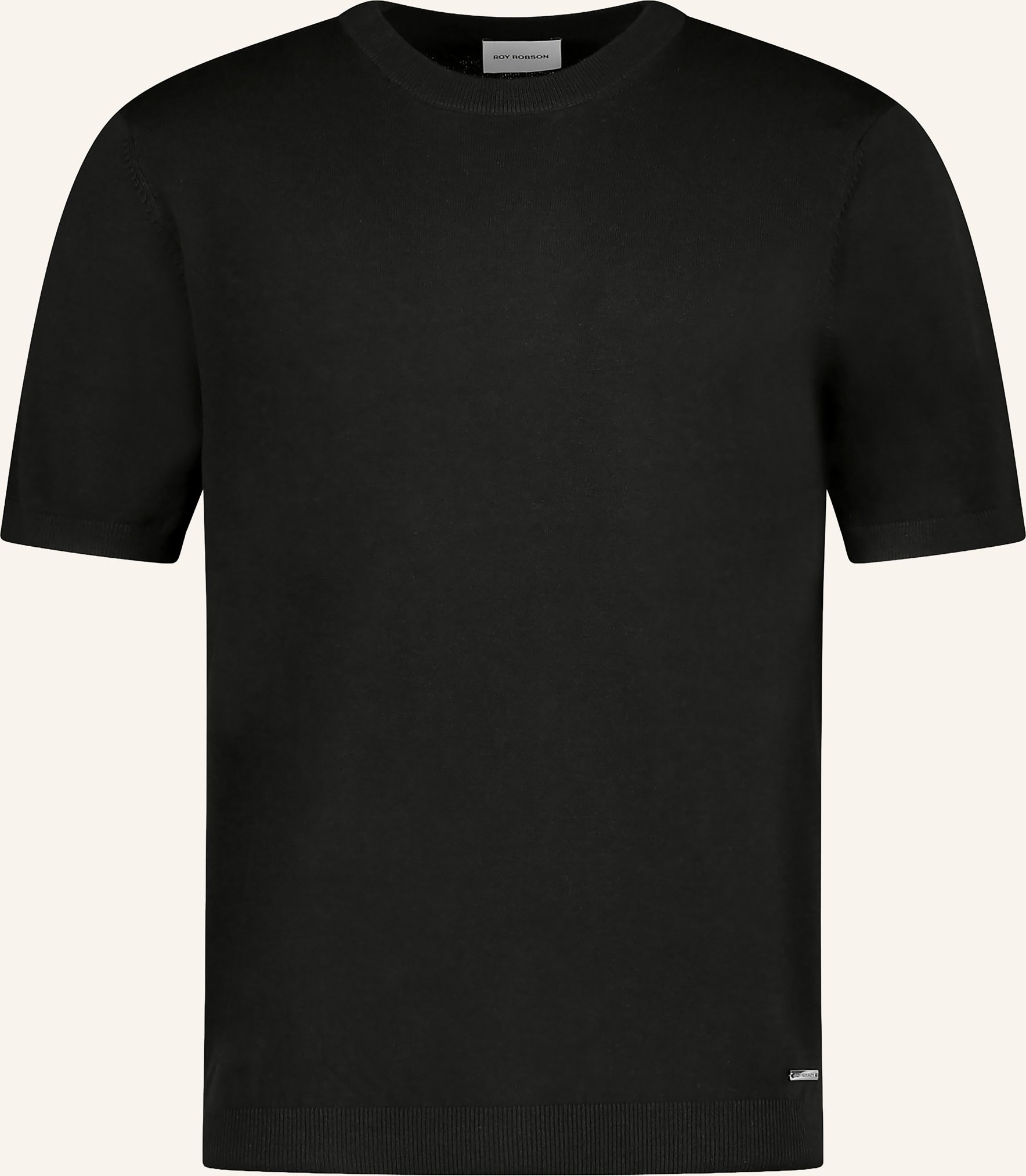 Roy Robson Strickshirt schwarz