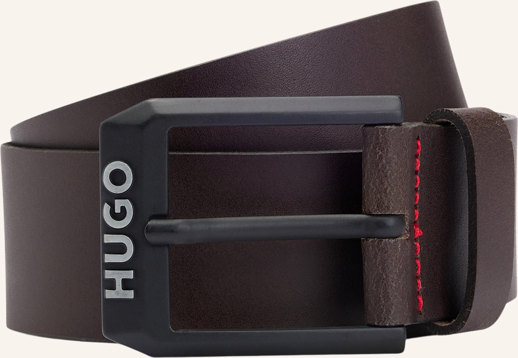 Hugo Ledergürtel Gelio braun