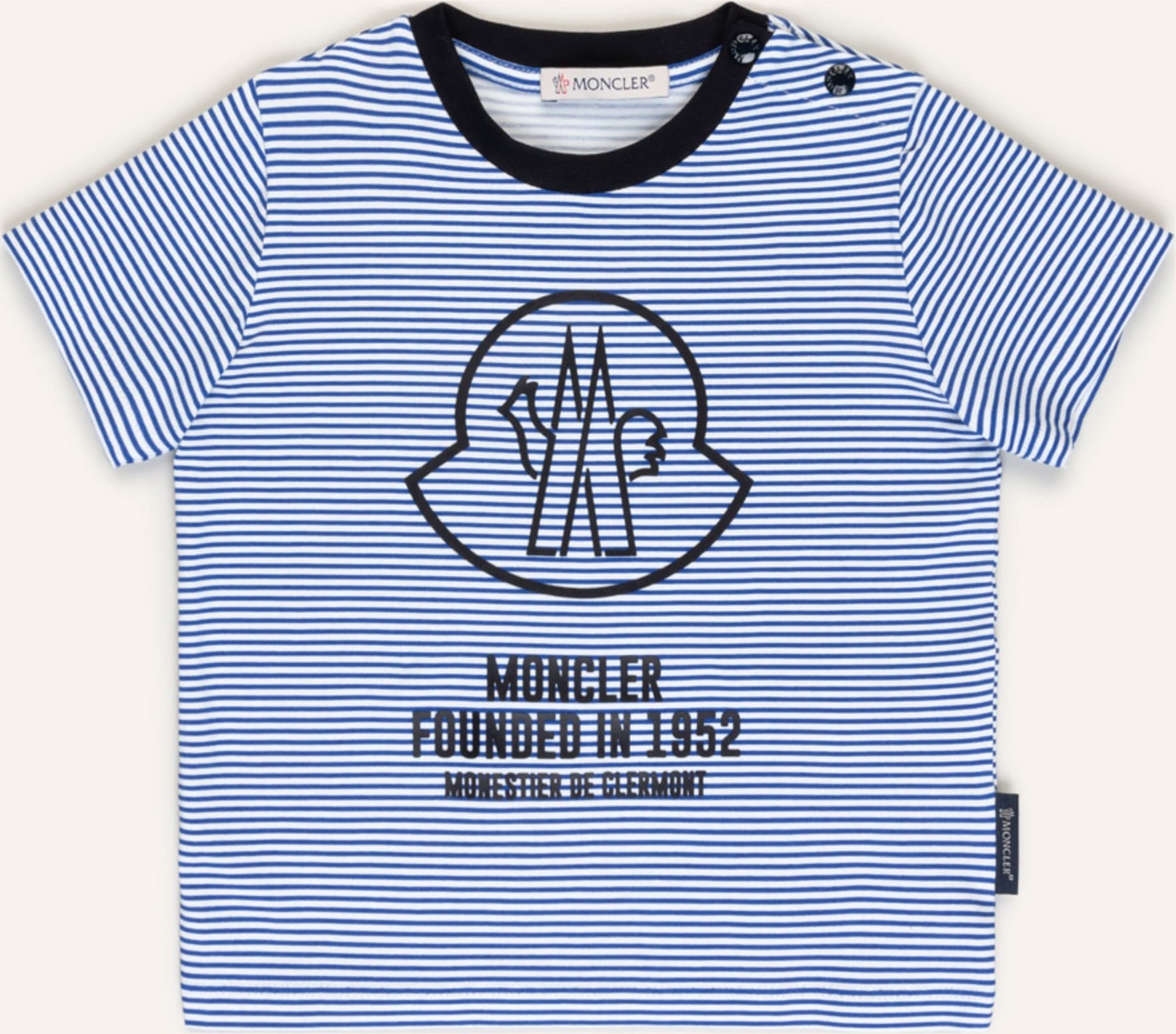 Moncler Enfant T-Shirt blau