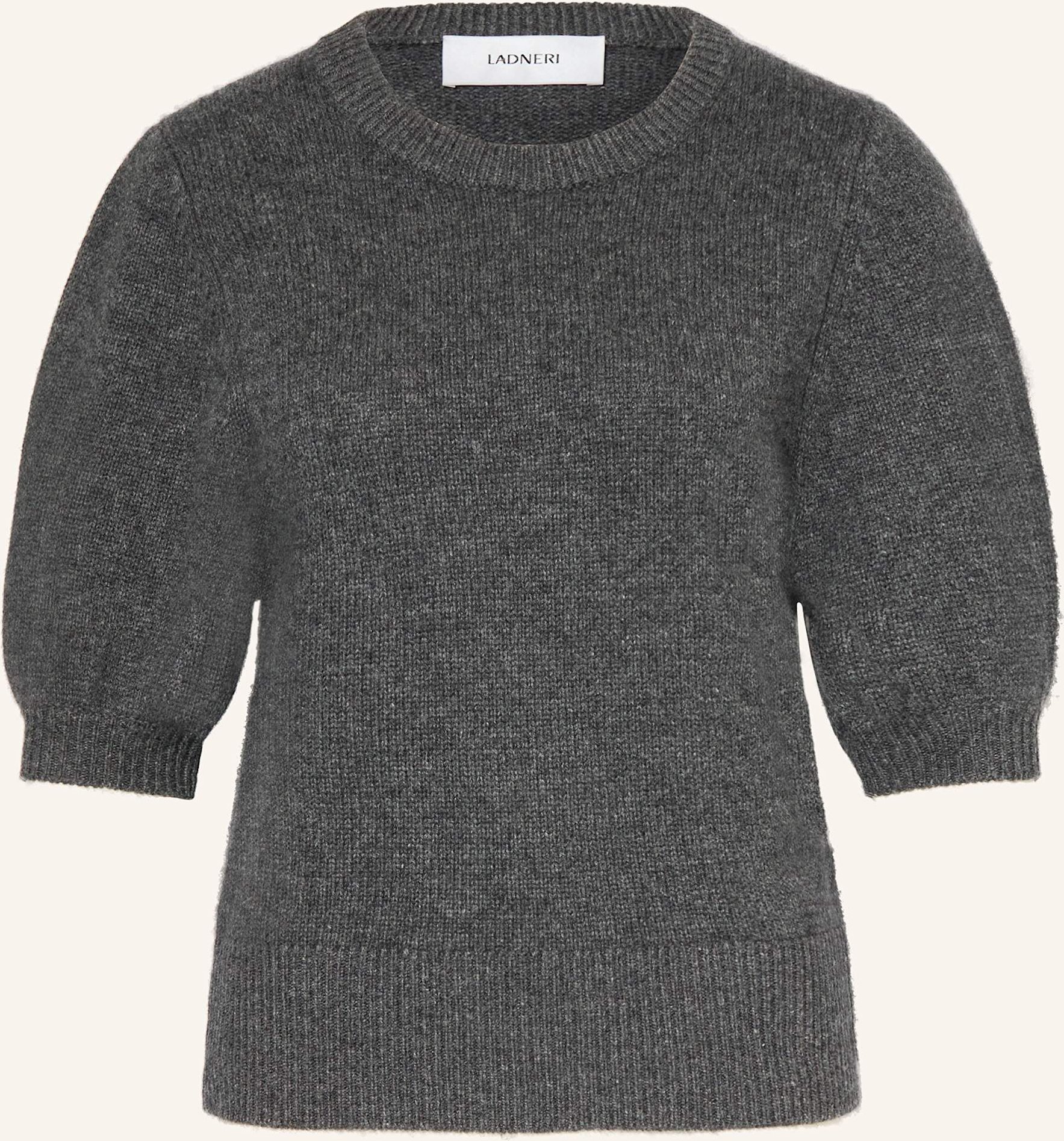 Ladneri Strickshirt Poupette Aus Cashmere grau
