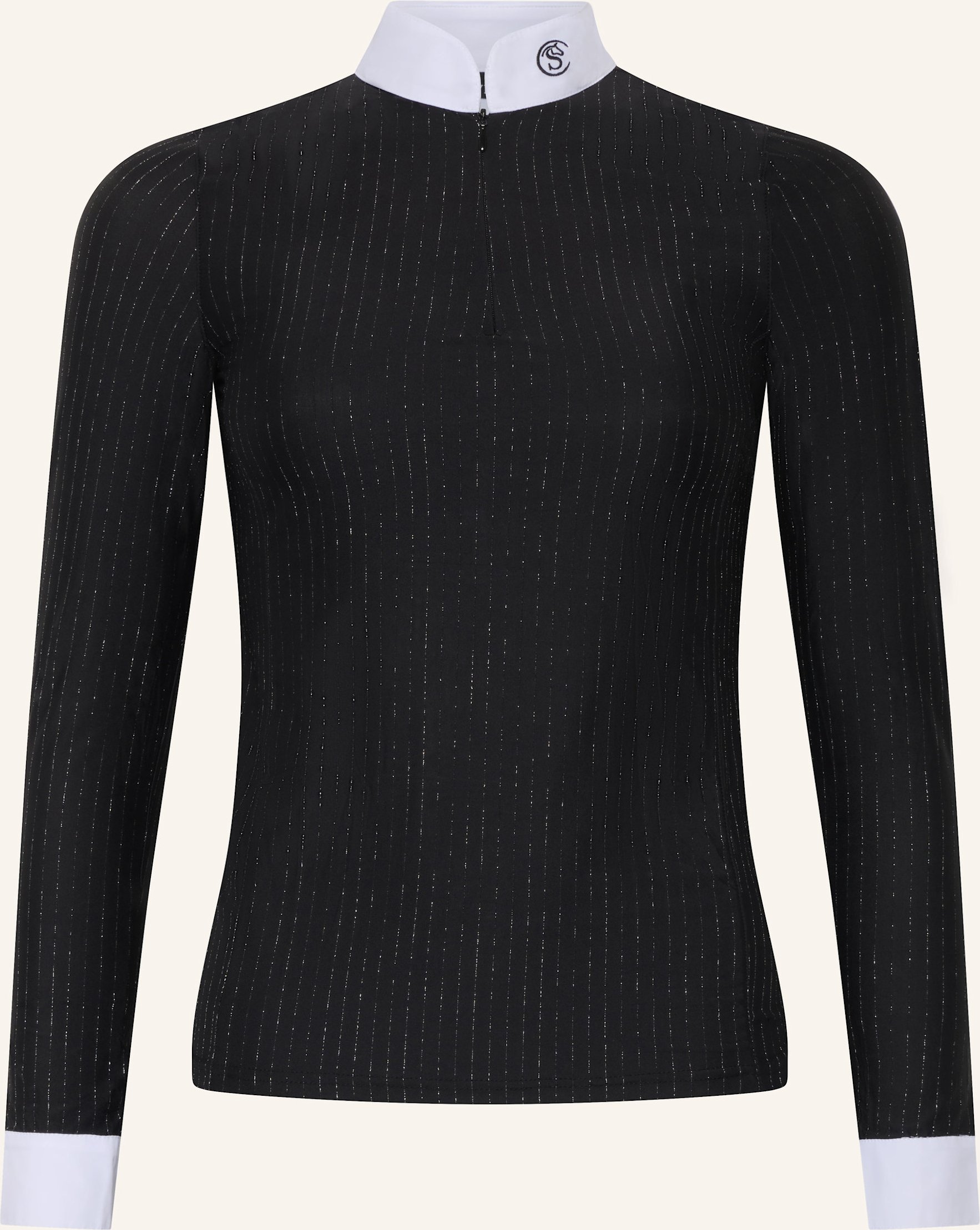 Silver Circle Turniershirt Caja schwarz