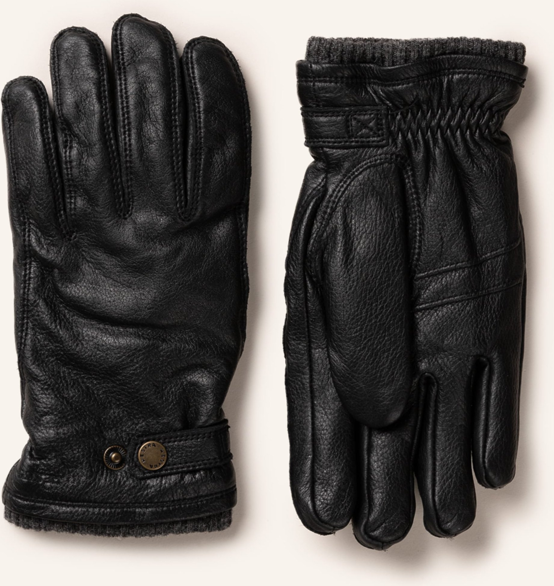 Thumbnail - Hestra Lederhandschuhe Utsjö schwarz