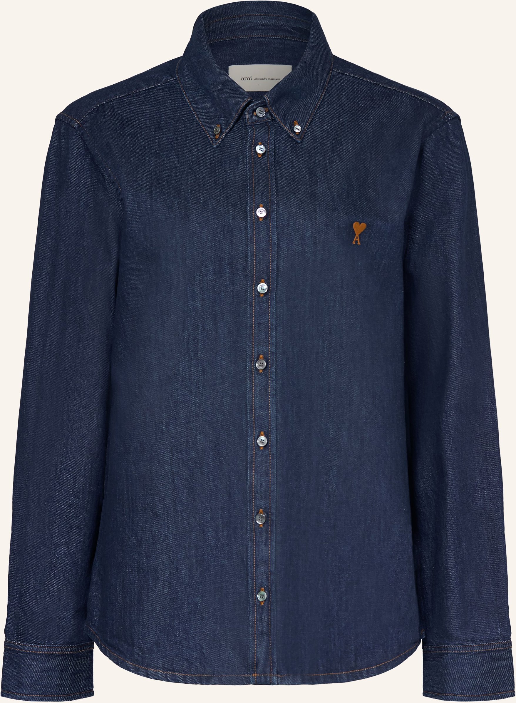 Ami Paris Jeansbluse blau