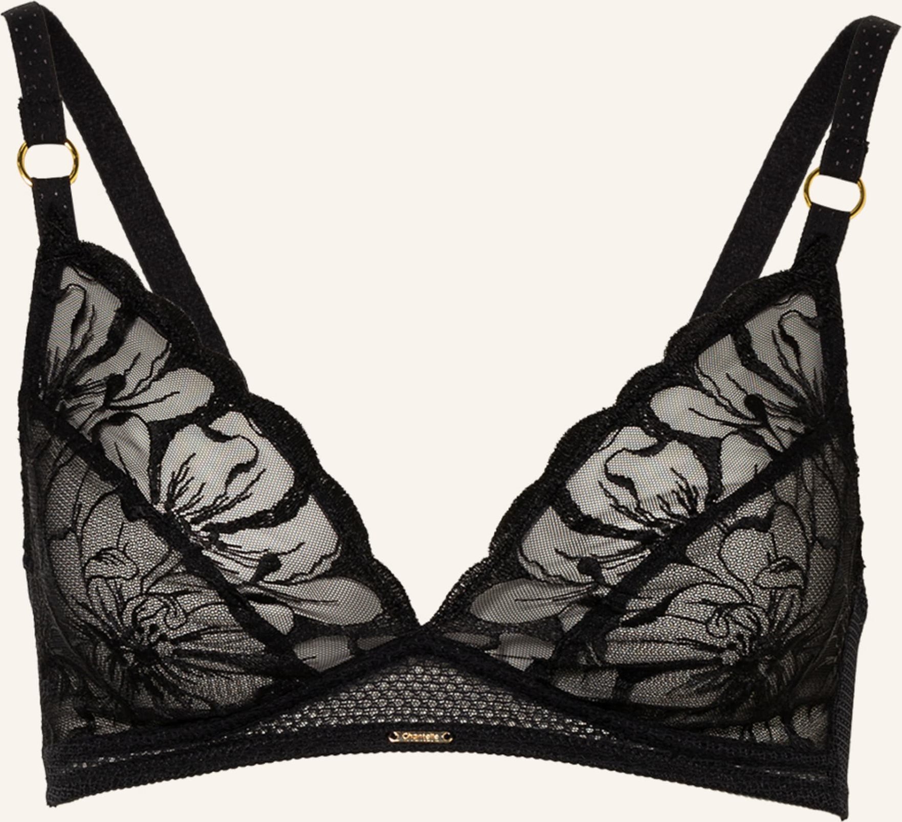 Chantelle Triangel-Bh Fleurs schwarz