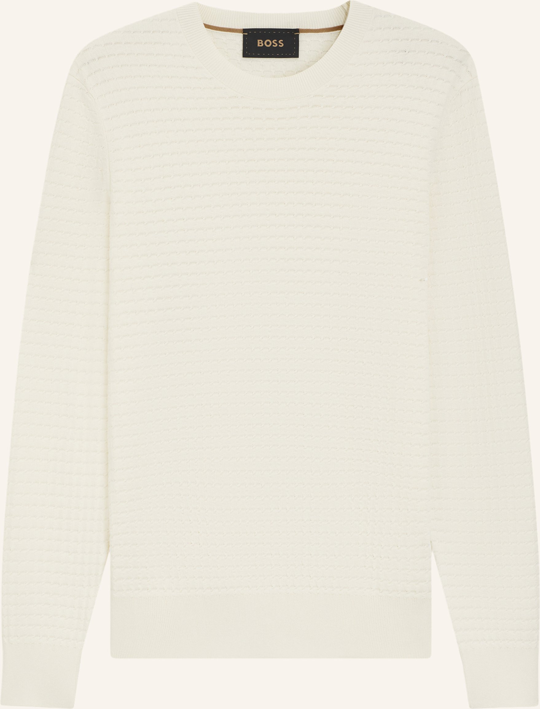 Boss Pullover L-Nadali Regular Fit beige