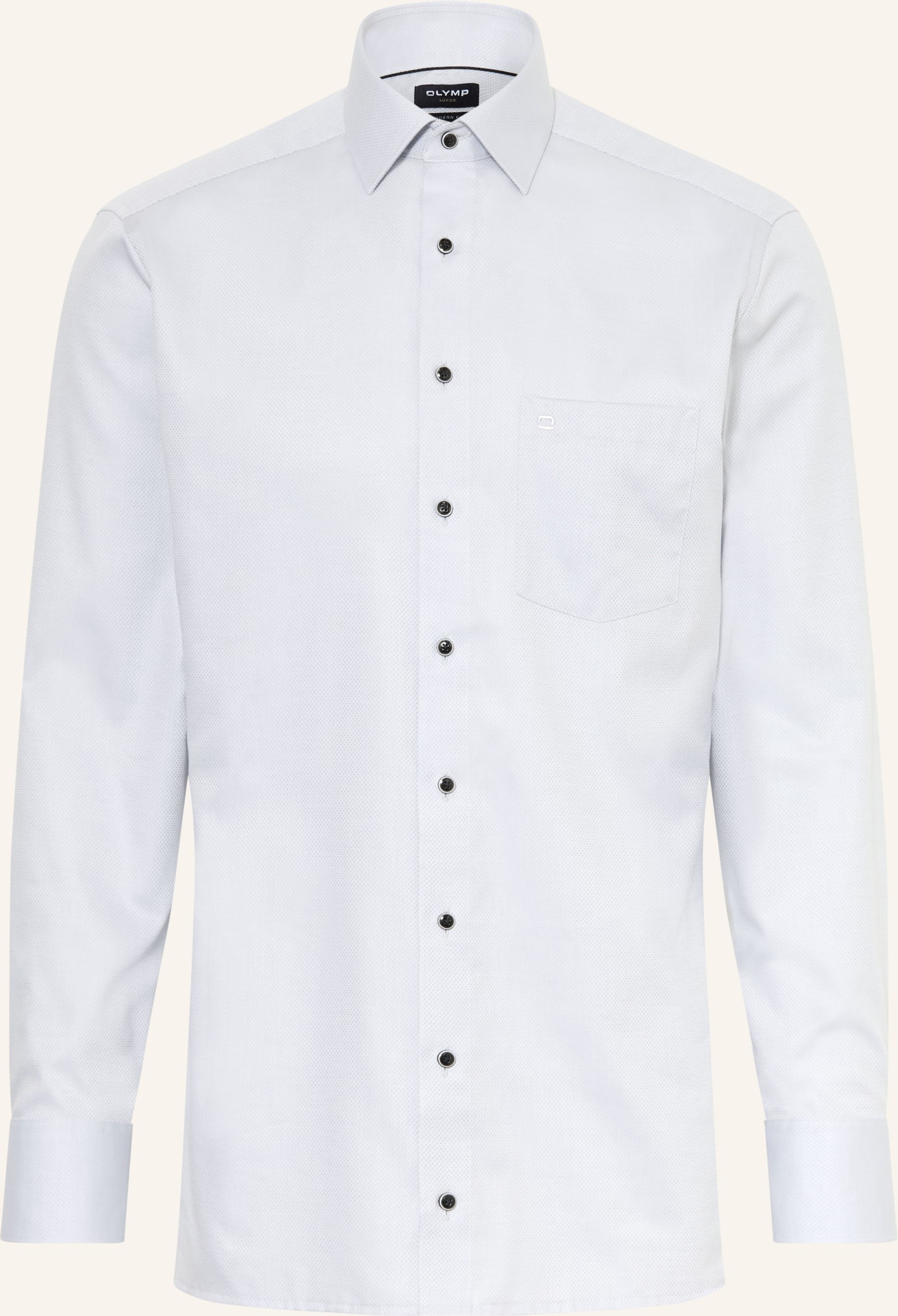 Olymp Hemd Luxor Modern Fit silber