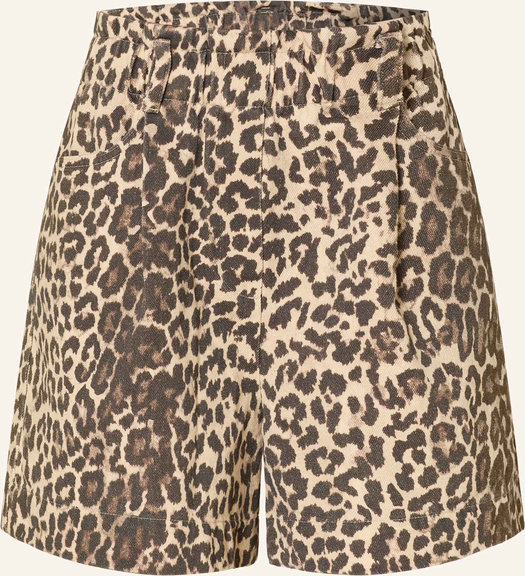 Mrs & Hugs Paperbag-Shorts braun